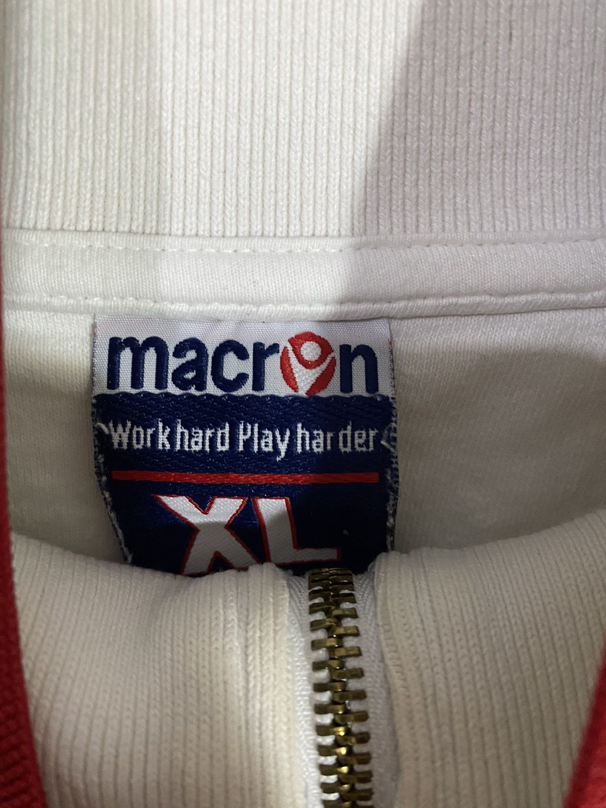 Macron Bolonga fc retro 2000s cotton jacket Size US XL / EU 56 / 4 - 3 Thumbnail