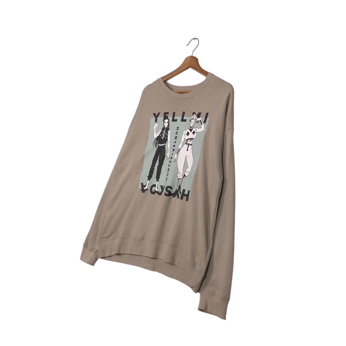 Cartoon Network 📌Vintage Sweatshirt Hunter X Hunter Cartoon Big Logo Size US L / EU 52-54 / 3 - 3 Thumbnail