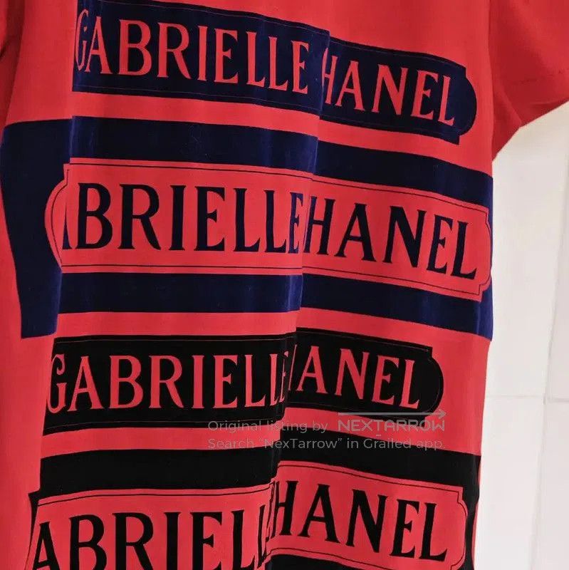 Chanel Chanel Red Cotton Graphic Short Sleeve T-Shirt . Size XS / US 0-2 / IT 36-38 - 6 Thumbnail