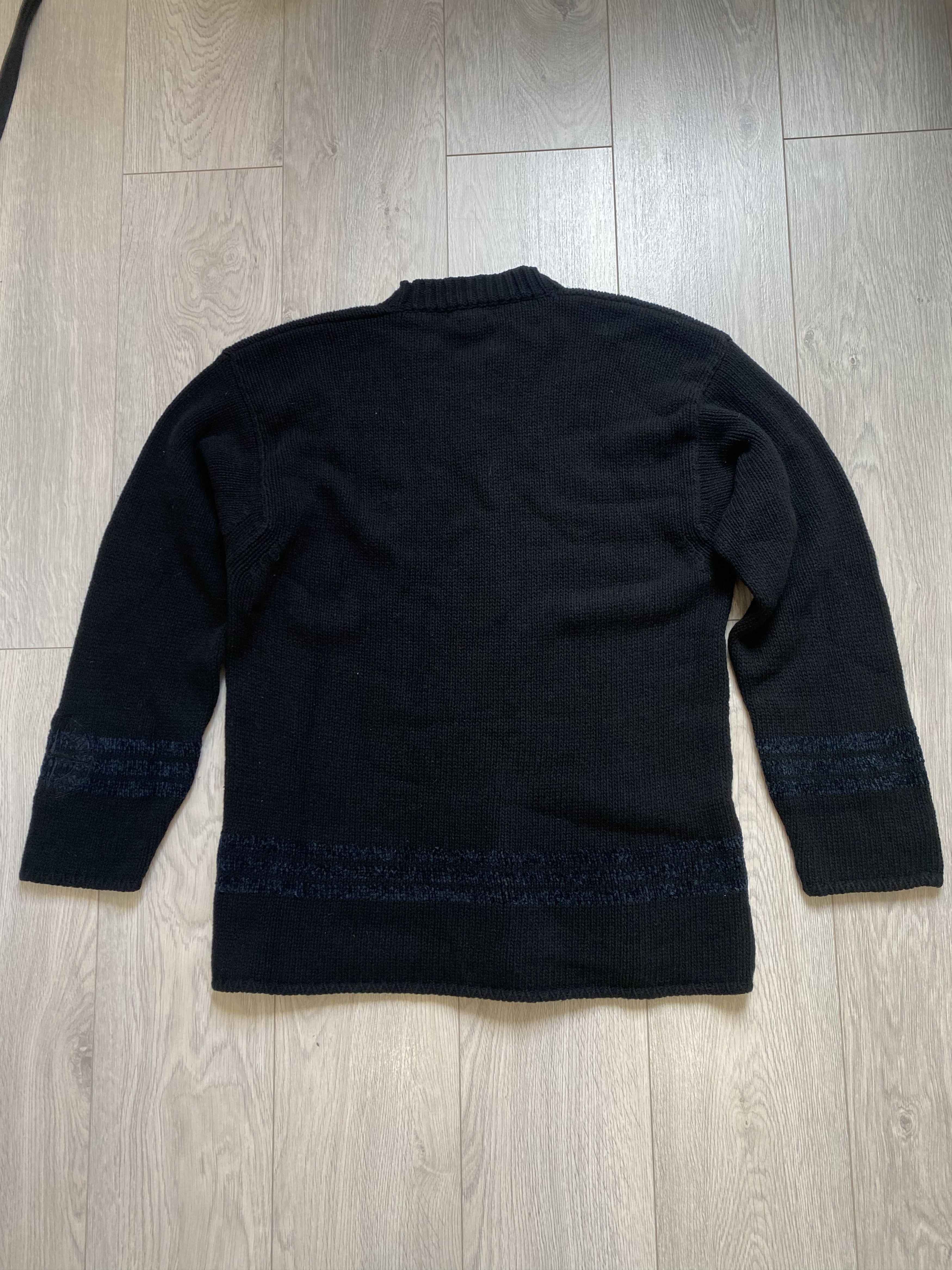 Massimo Osti Stone Island Vintage Big Logo Sweater Size US XL / EU 56 / 4 - 4 Thumbnail