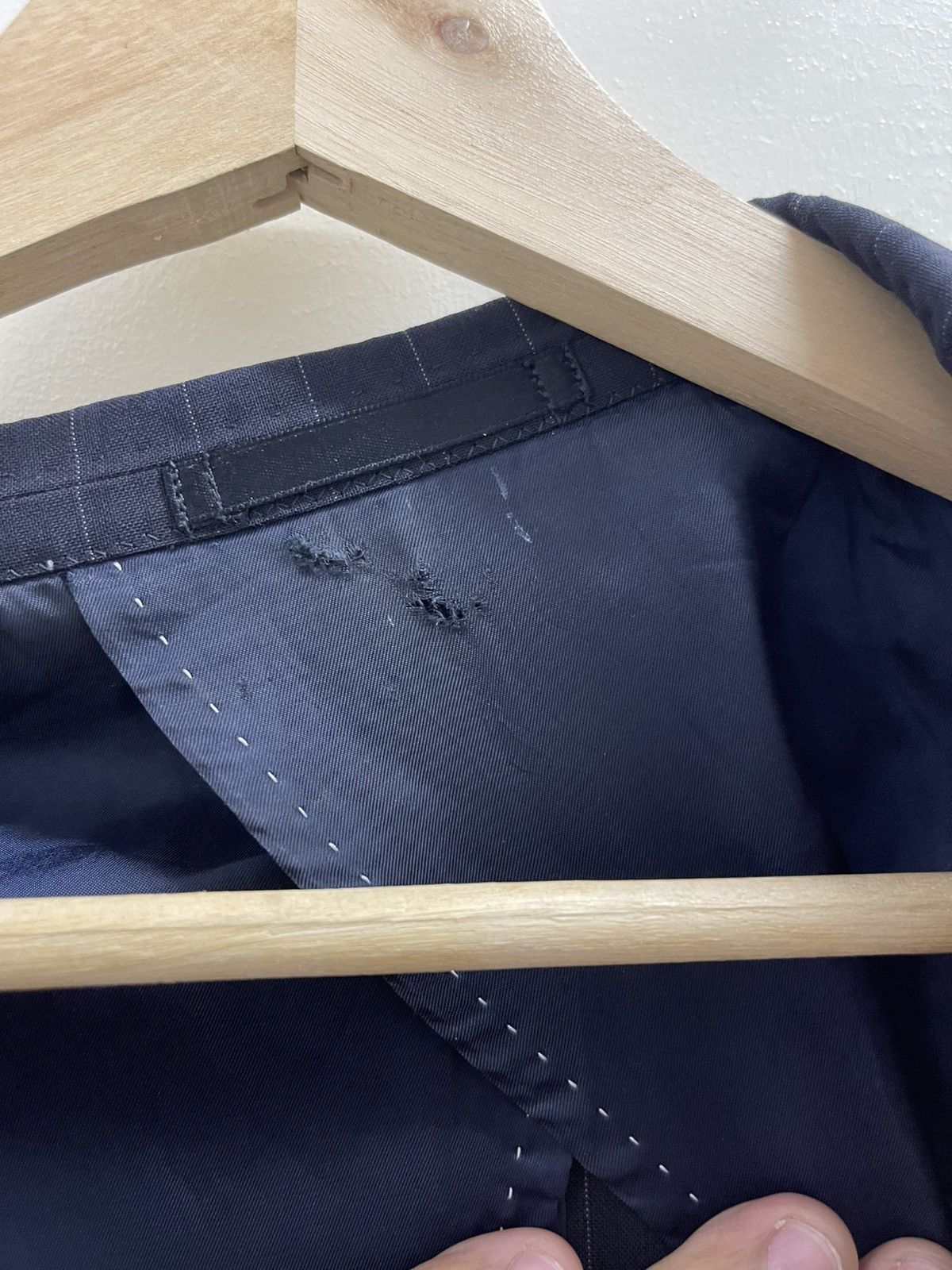 Loro Piana Loro Piana Stripe Blazer Size 38R - 18 Thumbnail