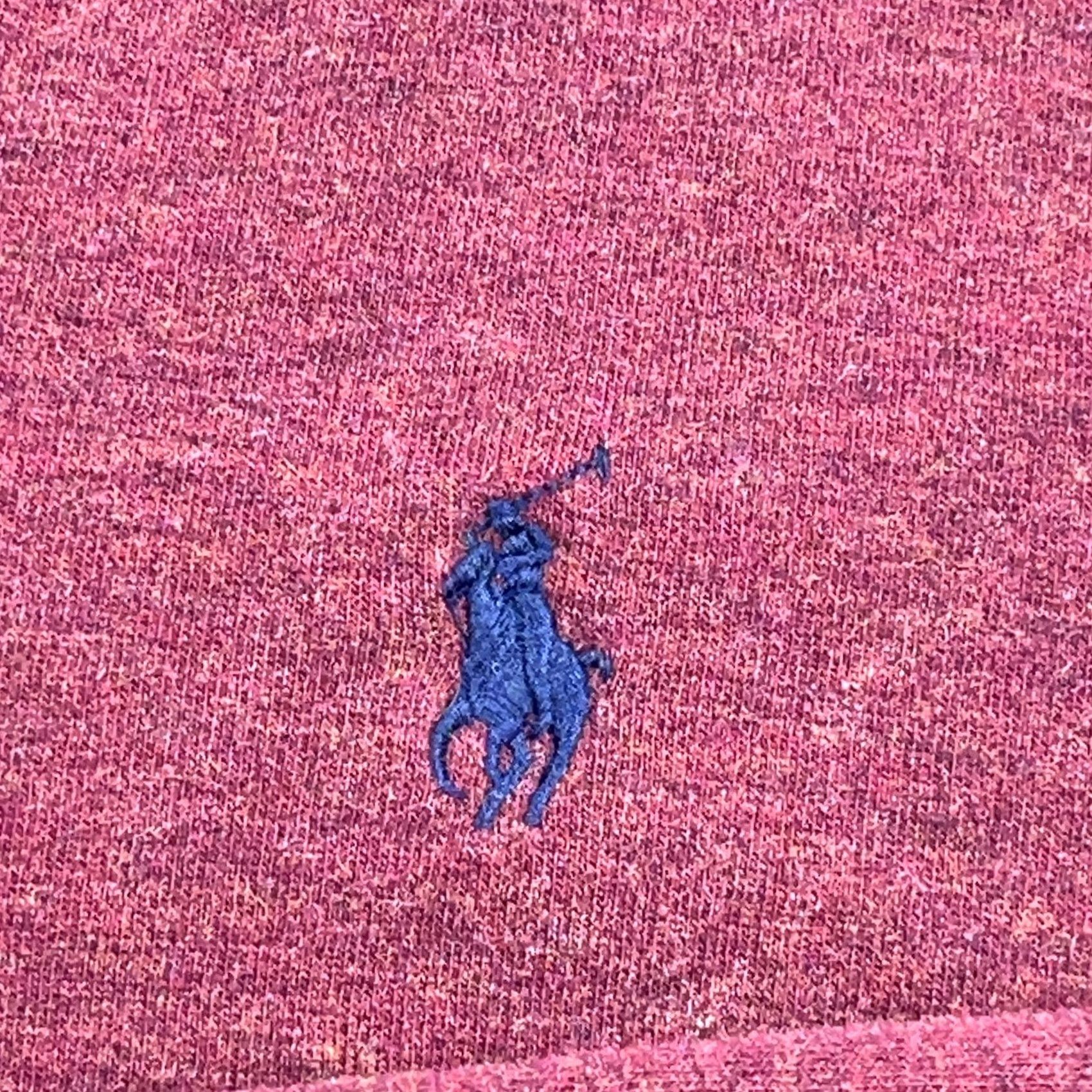 Polo Ralph Lauren Polo Ralph Lauren Sweater Men Large Maroon Pullover 1/4 Zip Logo Knit Cotton Nylon Viscose Size US L / EU 52-54 / 3 - 3 Thumbnail
