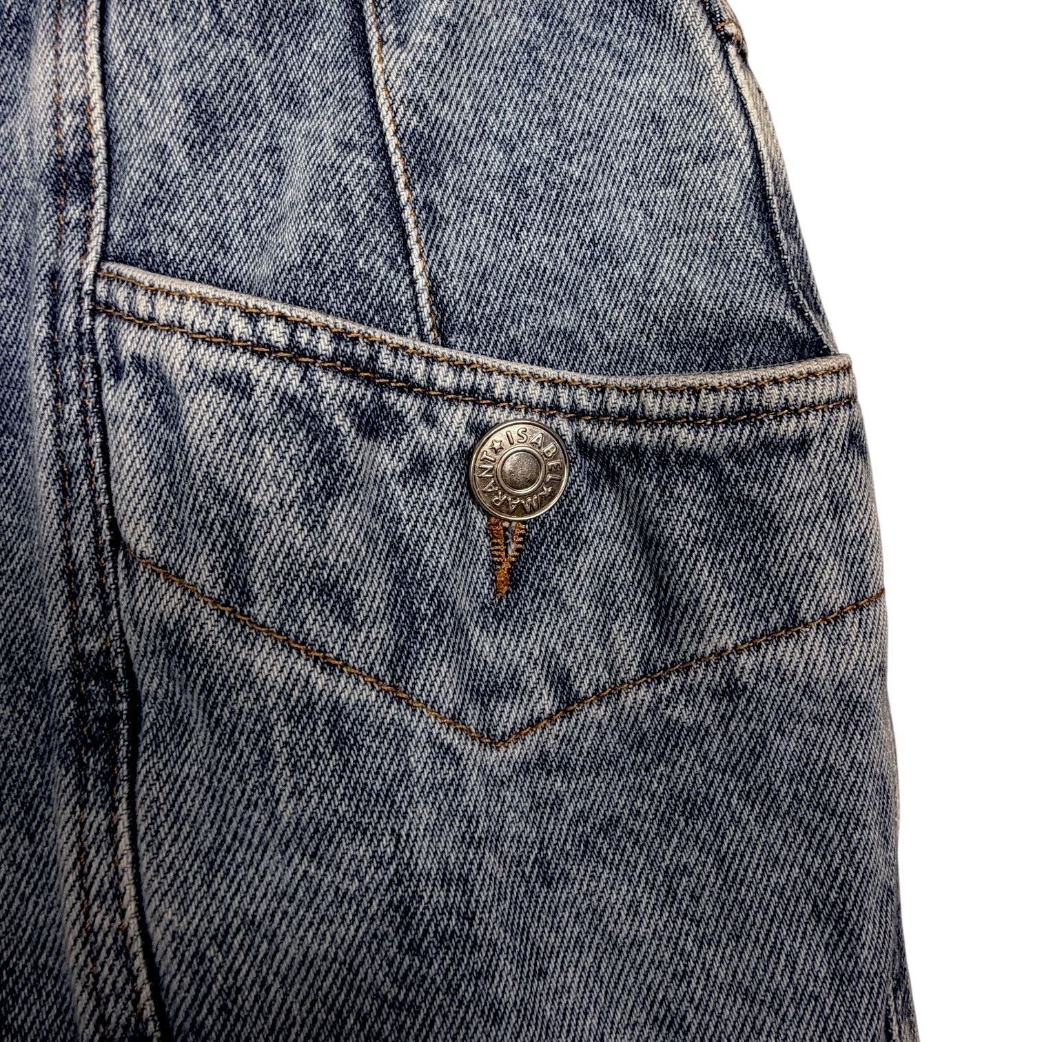 Isabel Marant Etoile Isabel Marant Etoile Straight Leg High Rise Jeans Light 34 Size 26" / US 2 / IT 38 - 5 Thumbnail