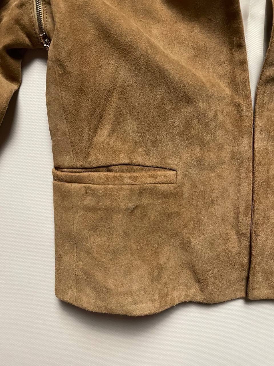 Sandro Sandro Paris Suede Leather Jacket/Vest Size 1 Size XS / US 0-2 / IT 36-38 - 5 Thumbnail