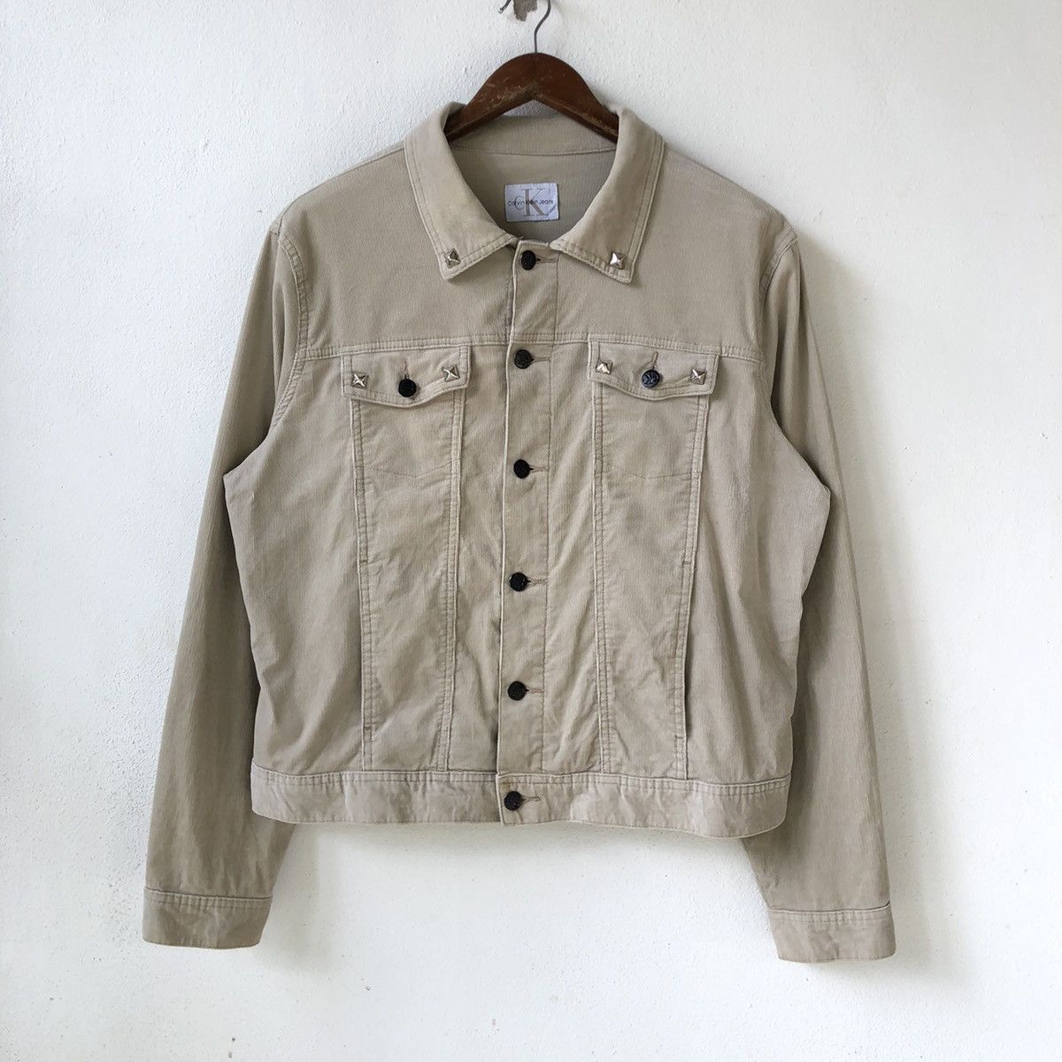 Calvin Klein Vintage Calvin Klein Jeans Corduroy Jacket Size US L / EU 52-54 / 3 - 1 Thumbnail