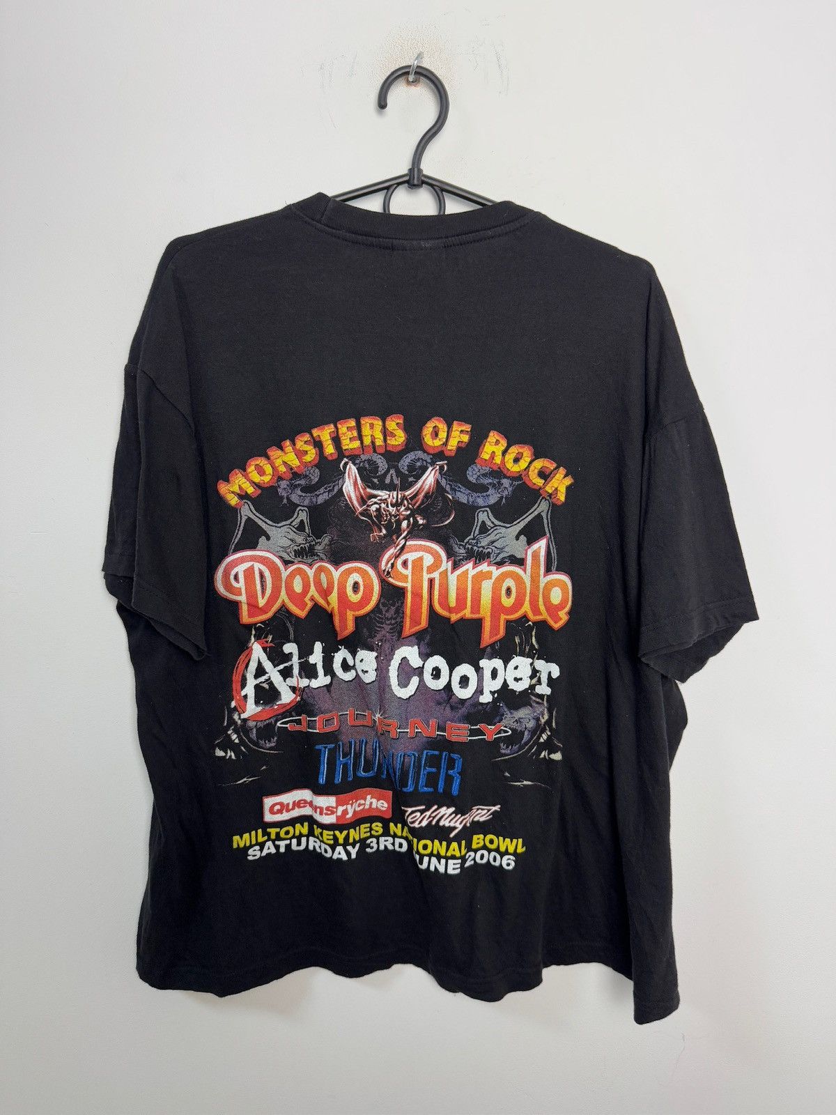 Band Tees × Vintage Vintage 2006 Monster Of Rock T-shirt Deep Purple Cooper Size US L / EU 52-54 / 3 - 2 Thumbnail