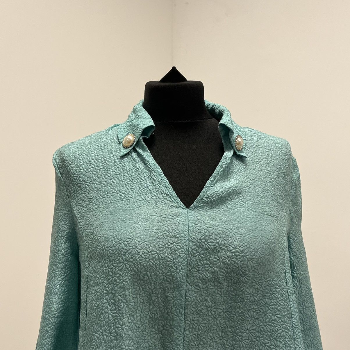 Baum und Pferdgarten Baum Und Pferdgarten Blue silk dress with buttons Size XS / US 0-2 / IT 36-38 - 3 Thumbnail