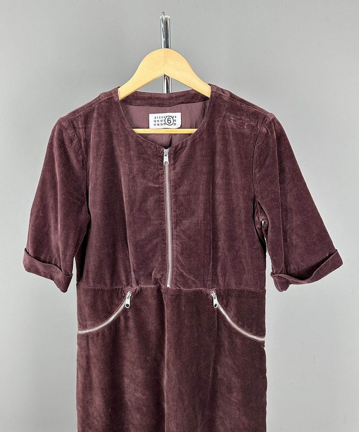 Maison Margiela Maison Martin Margiela - F/W07 - Velvet Midi Evening Dress Size M / US 6-8 / IT 42-44 - 2 Thumbnail