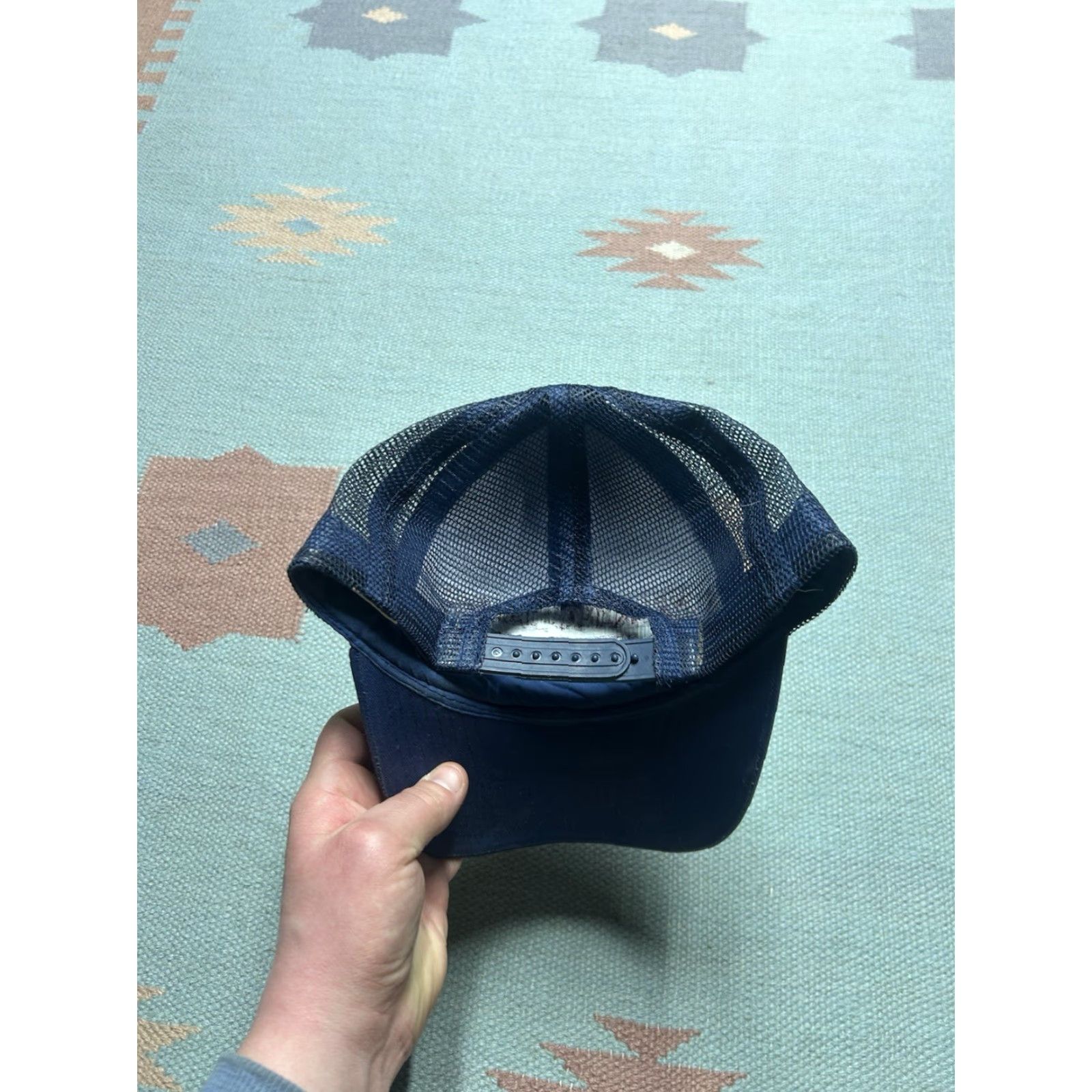 Vintage VINTAGE SnapBack hat cap Mackinac island Michigan embroidered blue adjustable Men Adjustable Blue Mackinac island Michigan SnapBack Hat cap Size ONE SIZE - 4 Thumbnail