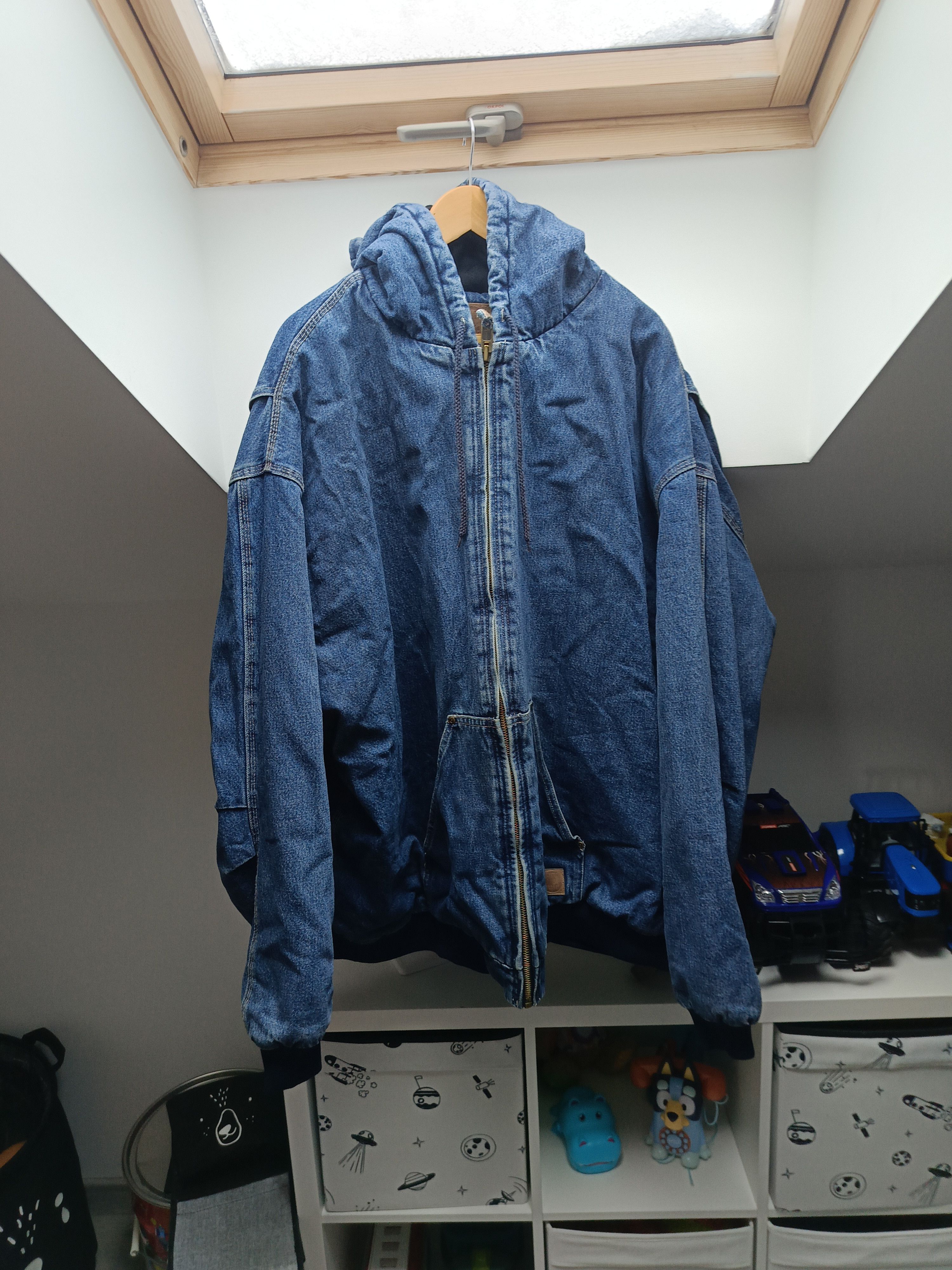 Vintage Berne Hoodie Denim Jacket Size 5 XL Size US XXL / EU 58 / 5 - 2 Thumbnail