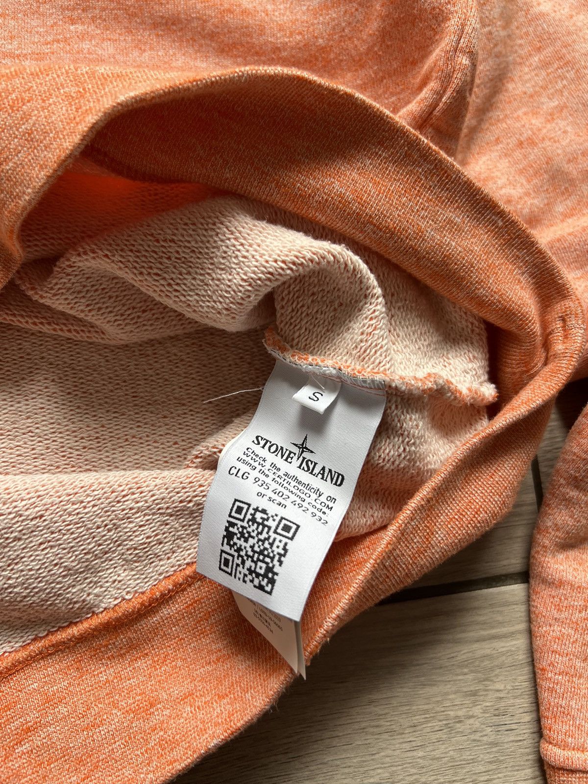Stone Island × Vintage Stone Island Vintage Hoodie Big Logo Size US S / EU 44-46 / 1 - 7 Thumbnail