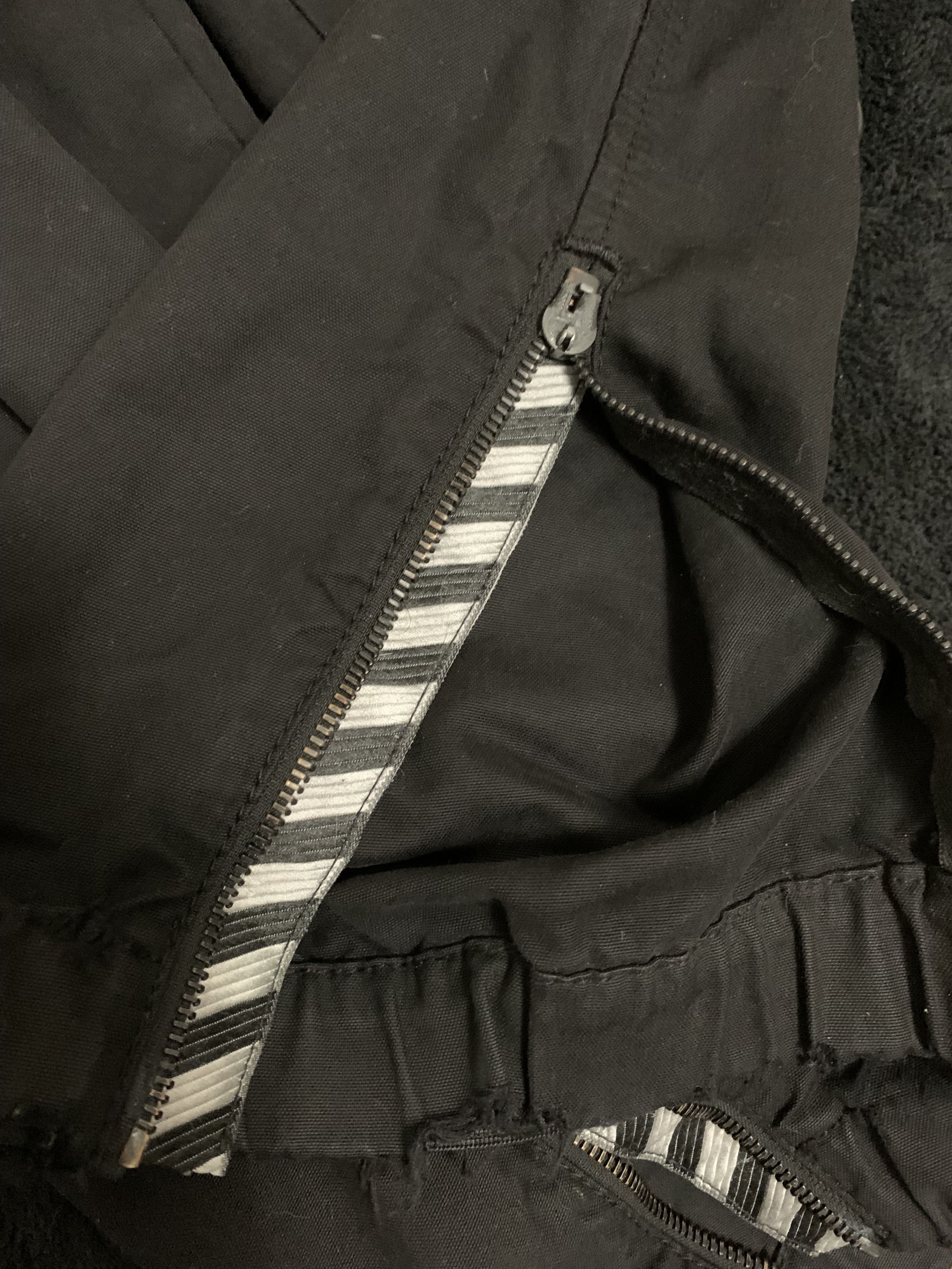 Off-White OFF-WHITE S/S 2020 Parachute Cargo Pant ⊛ BLACK ⊛ Used/Worn Size US 30 / EU 46 - 12 Thumbnail