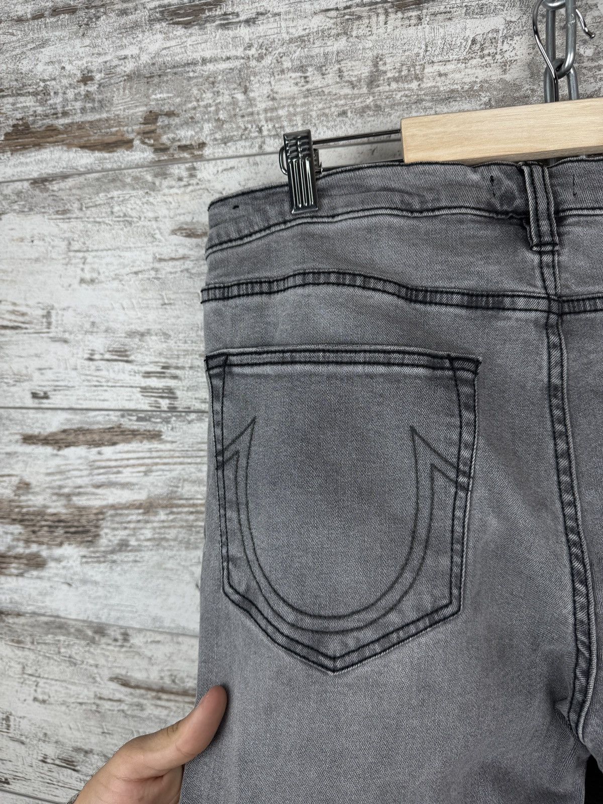 Japanese Brand × True Religion × Vintage Mens Vintage True Religion rocco jeans relaxed skinny denim Size US 32 / EU 48 - 19 Thumbnail
