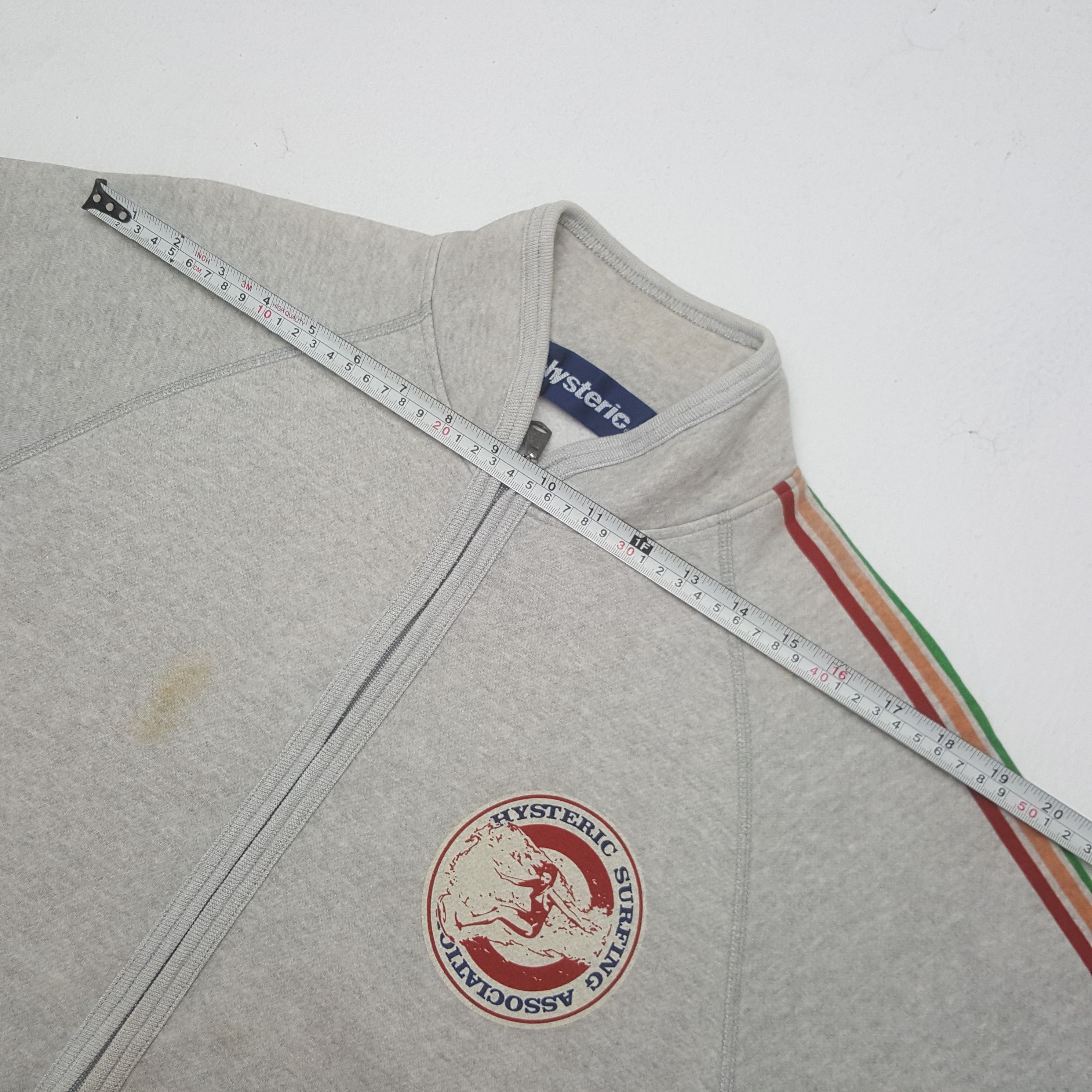 Hysteric Glamour × Japanese Brand × Vintage Vintage Hysteric Glamour Zipper Custom Art Sweater Size US M / EU 48-50 / 2 - 6 Thumbnail