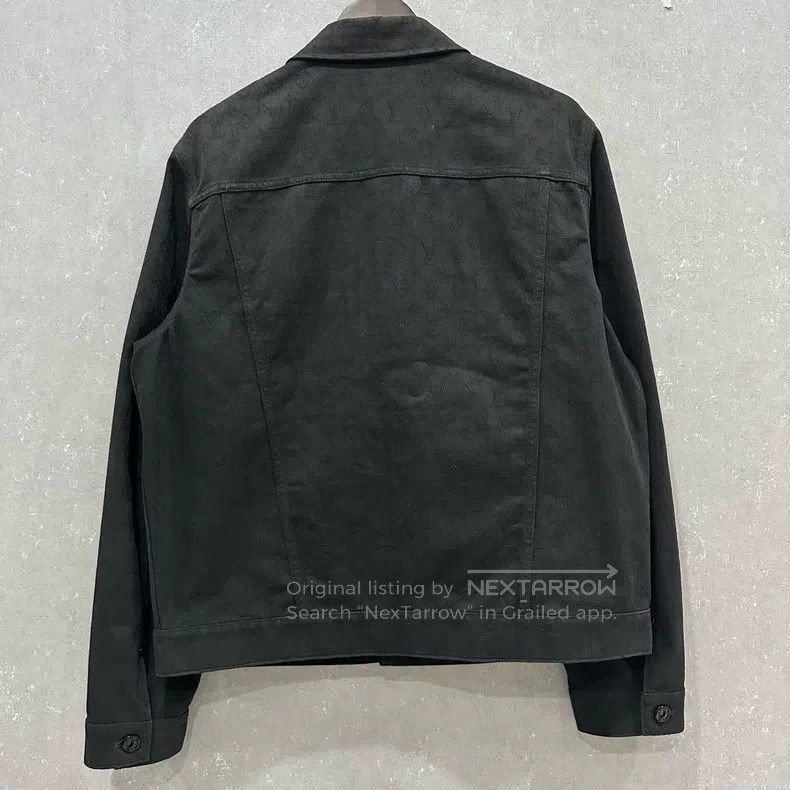 Louis Vuitton Louis Vuitton Black dark full print denim jacket Size US L / EU 52-54 / 3 - 2 Thumbnail