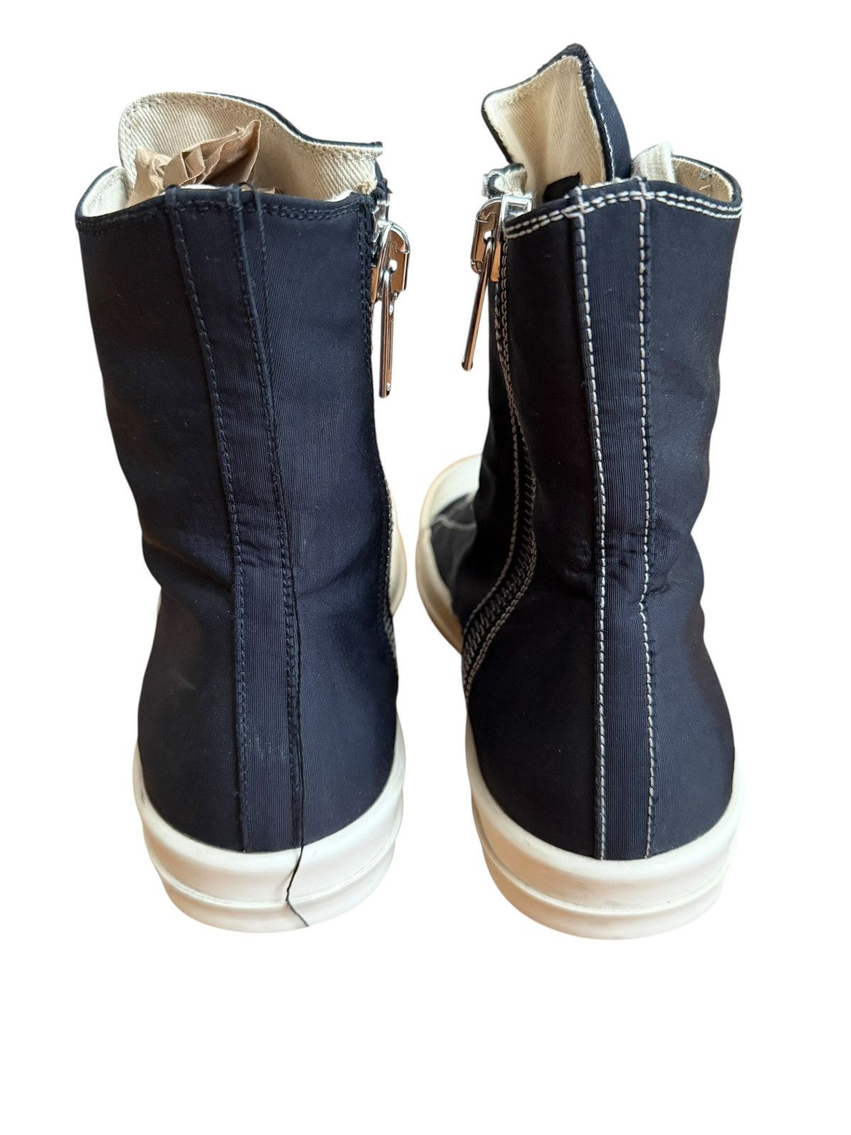 Rick Owens Drkshdw Contrast Mismatch Stitch High Ramones Size US 9 / EU 42 - 5 Thumbnail