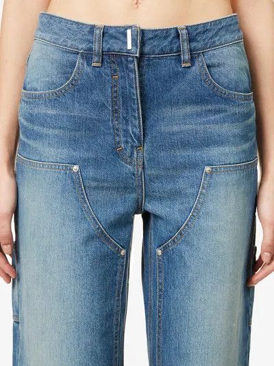Givenchy o1y0925 Denim Pant in Blue Size 26" / US 2 / IT 38 - 2 Thumbnail