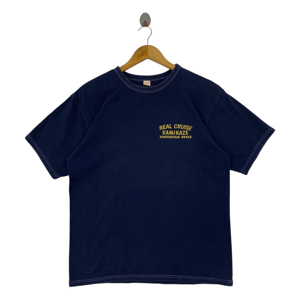 Japanese Brand × The Flat Head THE FLAT HEAD kamikaze american style back printed tee Size US M / EU 48-50 / 2 - 1 Thumbnail