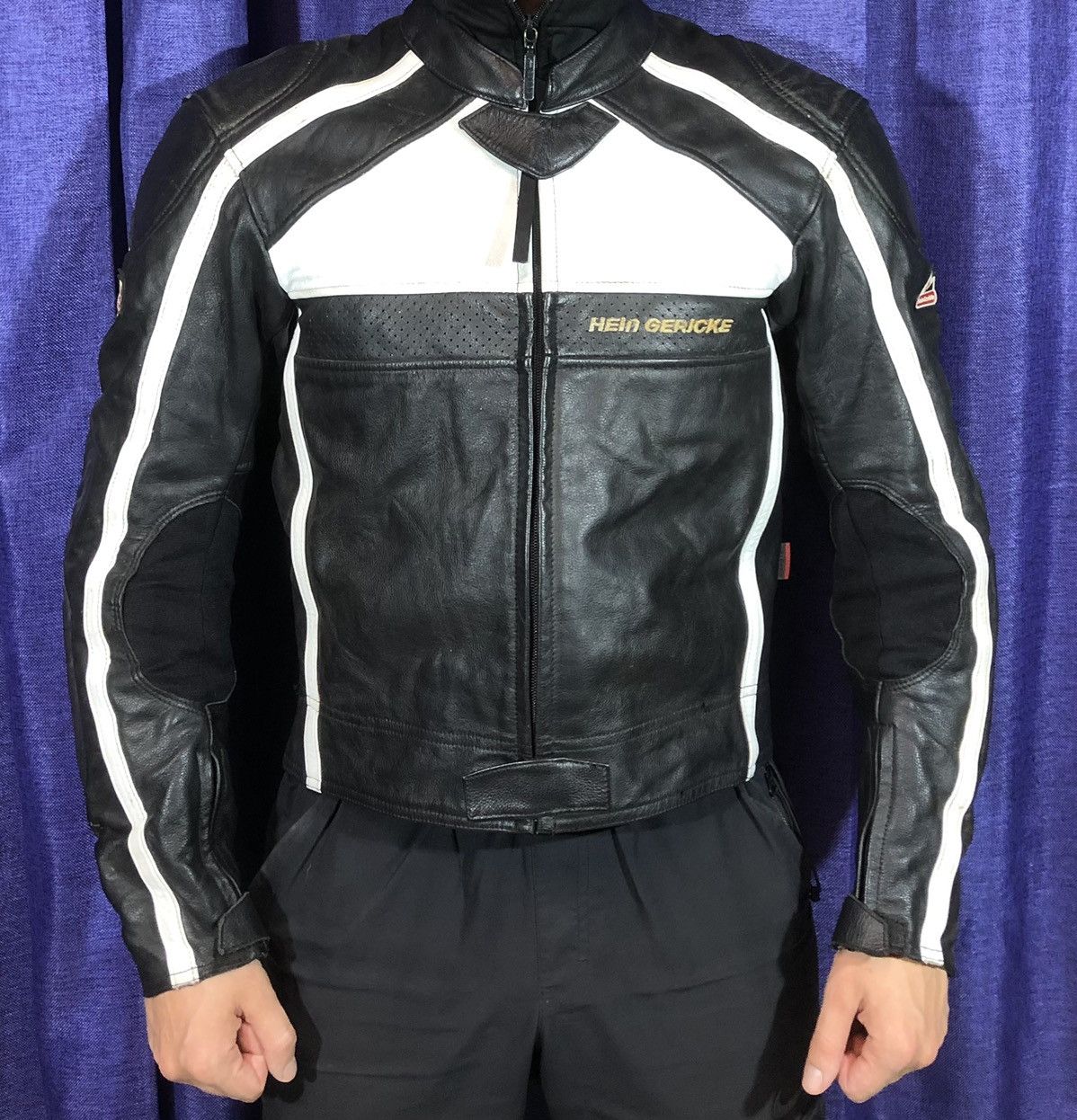 Ferrari × Honda × Yamaha Hain Gericke Motorcycle Leather Jacket Size US S / EU 44-46 / 1 - 3 Thumbnail