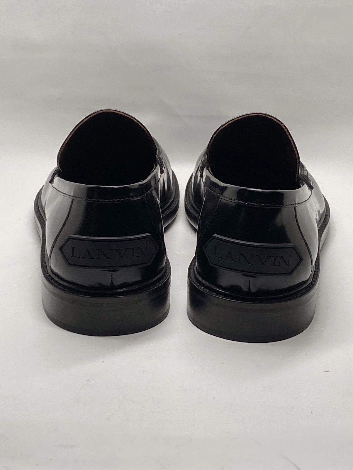 Lanvin Lanvin Spinto polished leather loafers size 42/us size 9 Size US 9 / EU 42 - 8 Thumbnail