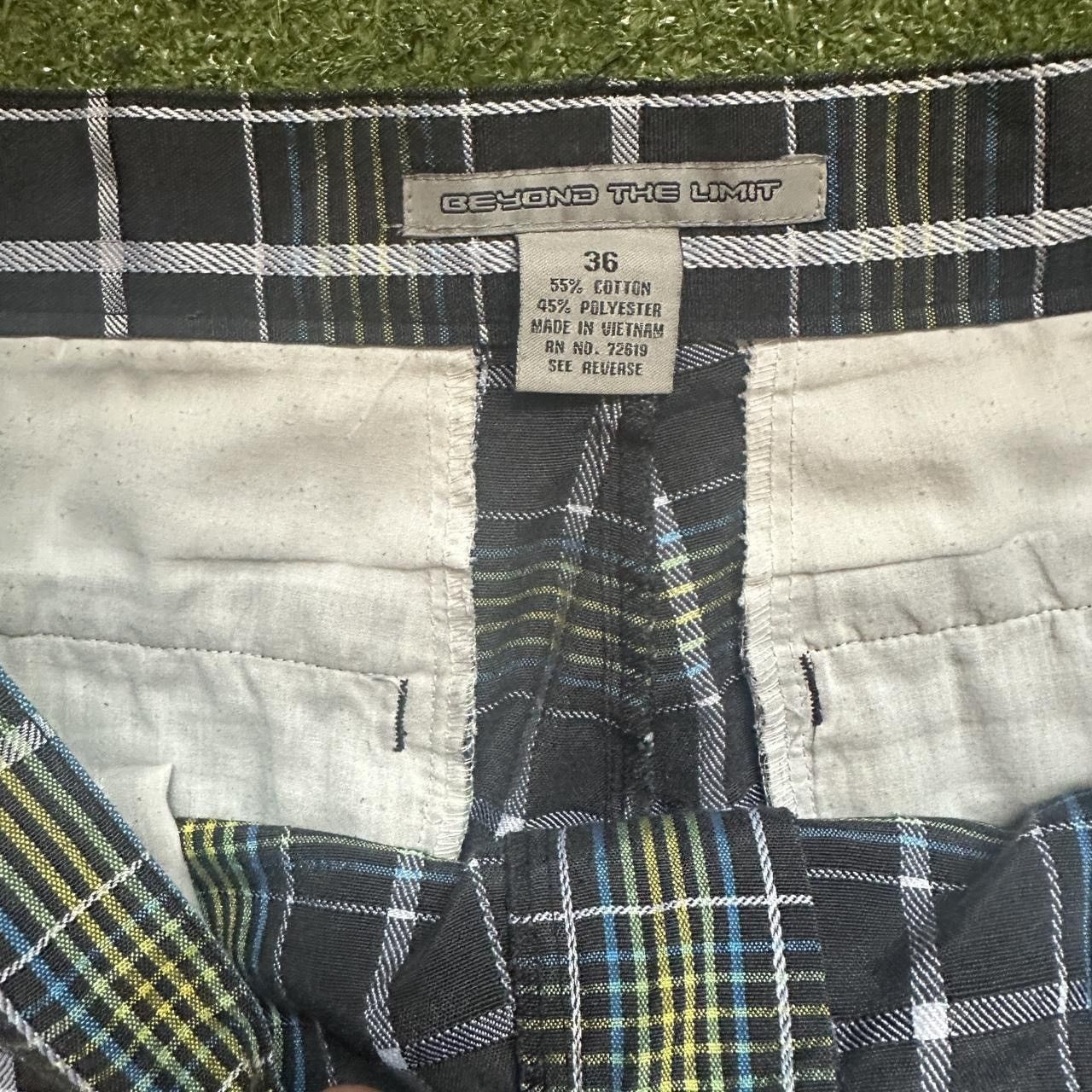 Other Y2K stripe pattern baggy long shorts Size US 36 / EU 52 - 3 Thumbnail