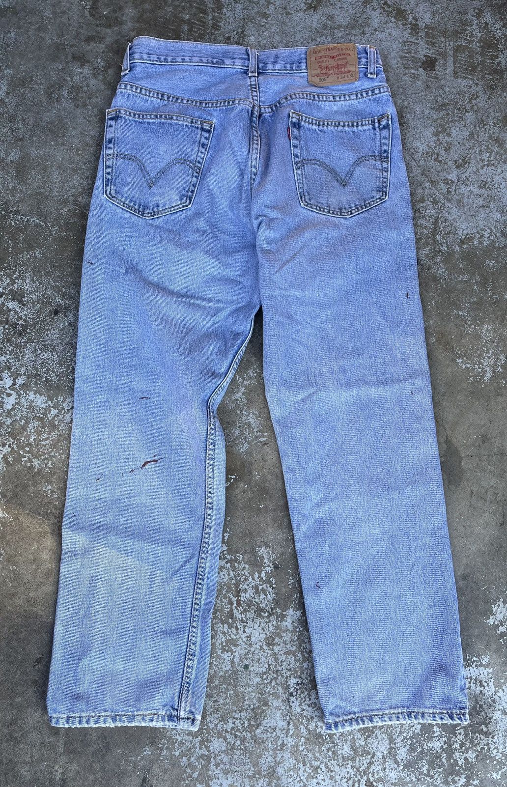 Levi's Levis 505s Regular Fit Denim Jeans Size US 34 / EU 50 - 6 Thumbnail