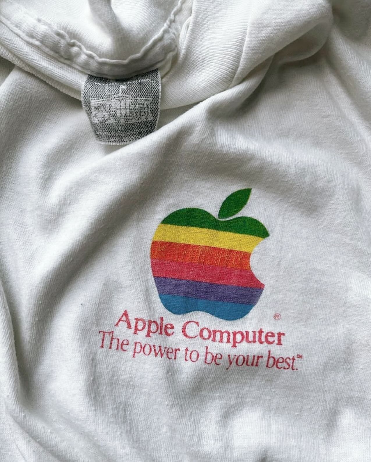 Apple Vintage Apple tshirt Size US M / EU 48-50 / 2 - 2 Thumbnail