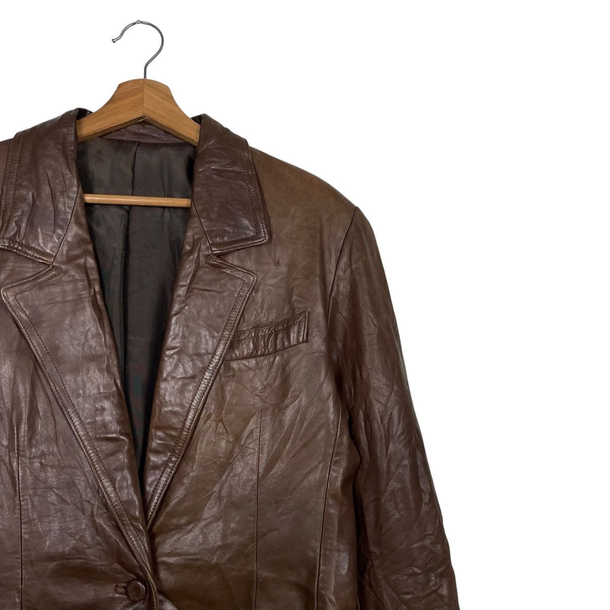 Other Blu Fox Roma Leather Jacket Size L / US 10 / IT 46 - 5 Thumbnail