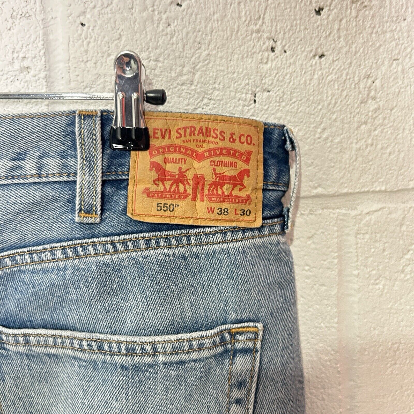 Levi's Levi's 550 Relaxed Fit Jean “Stonewash” Size 38x30 Size US 38 / EU 54 - 3 Thumbnail