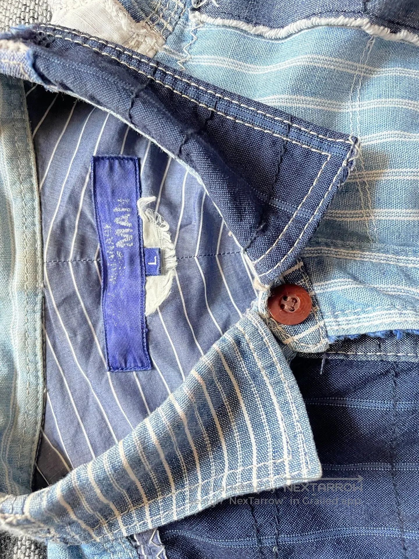 Junya Watanabe junya watanabe patchwork denim shirt. Size US L / EU 52-54 / 3 - 3 Thumbnail