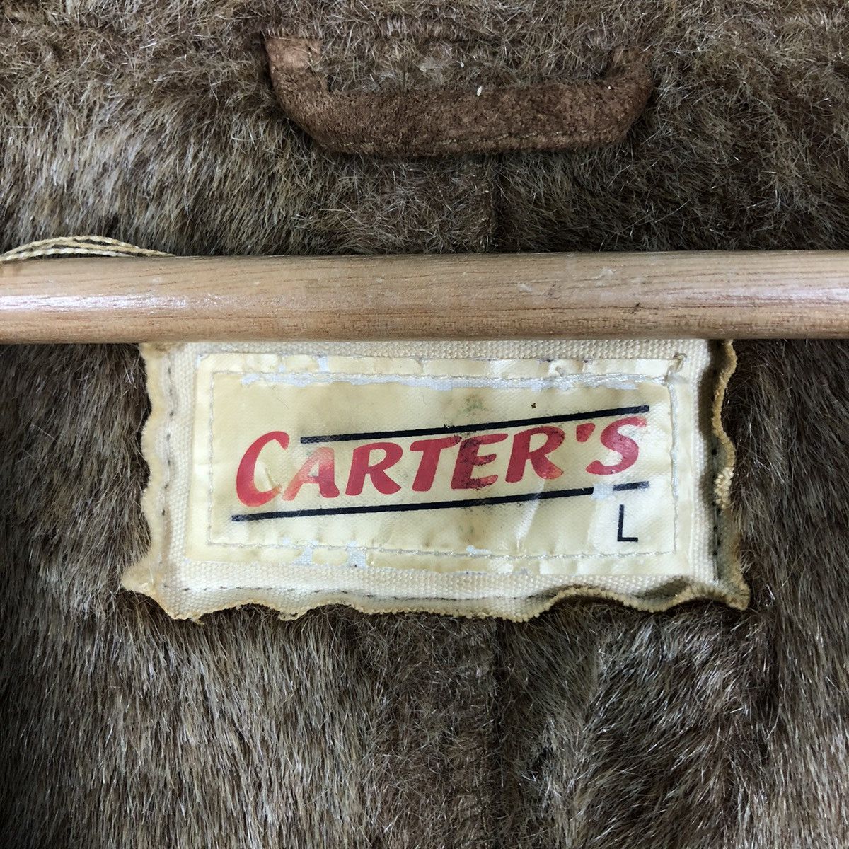 Japanese Brand 🔥90’s Vintage Carter’s Moleskin Leather Mink Fur Hoodie Size US L / EU 52-54 / 3 - 14 Thumbnail