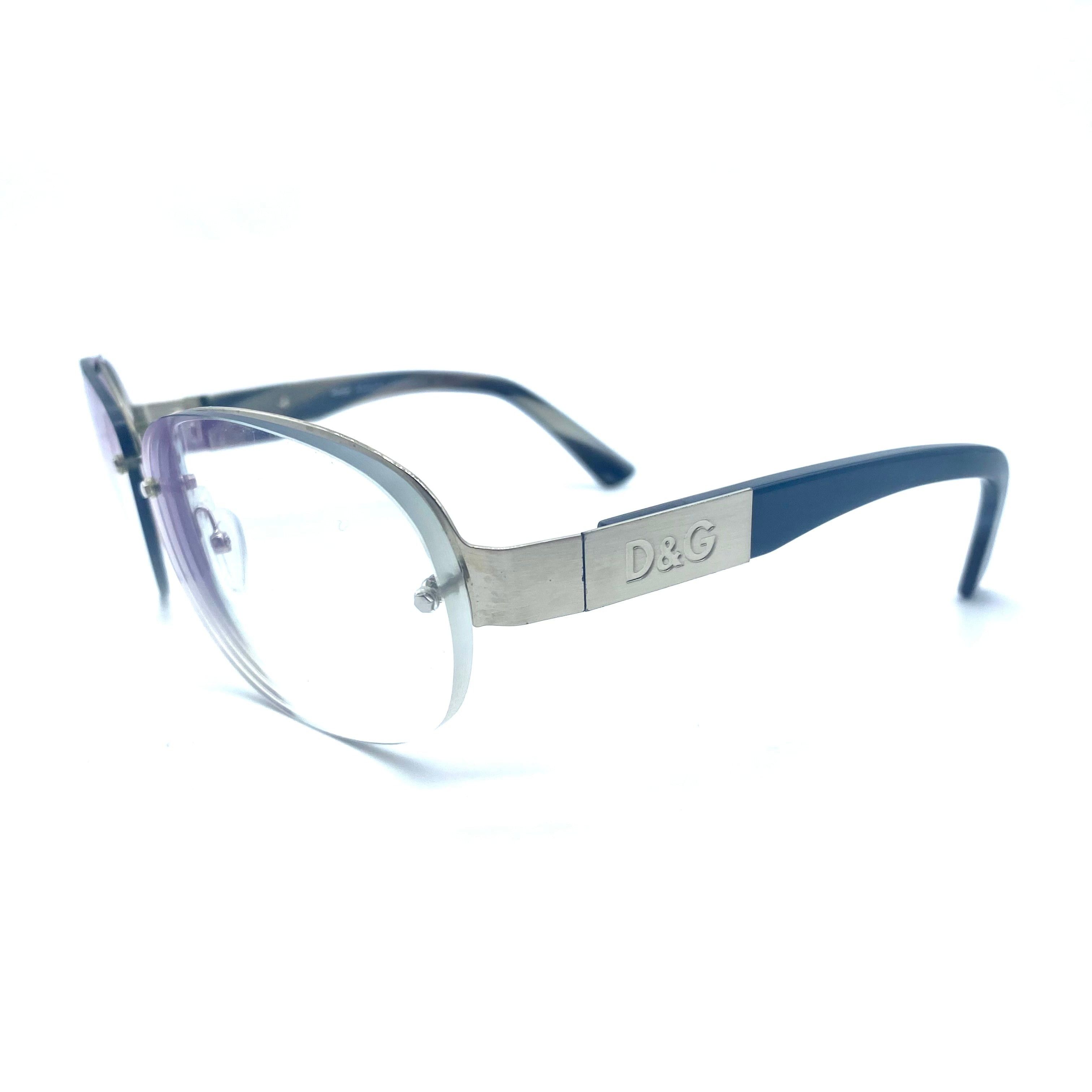 Dolce & Gabbana Vintage D&G prescription Eye- Glasses Silver Size ONE SIZE - 1 Thumbnail