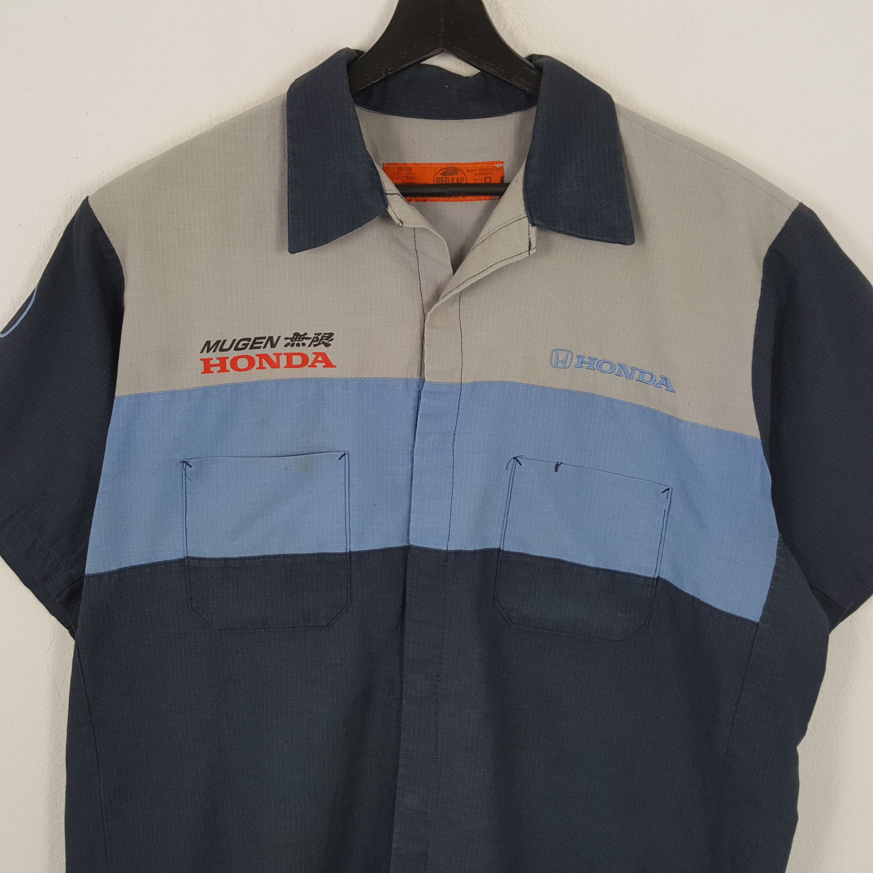 Honda × Vintage MUGEN HONDA Japanese Motorsports Workwear Custom Shirt Size US M / EU 48-50 / 2 - 4 Thumbnail