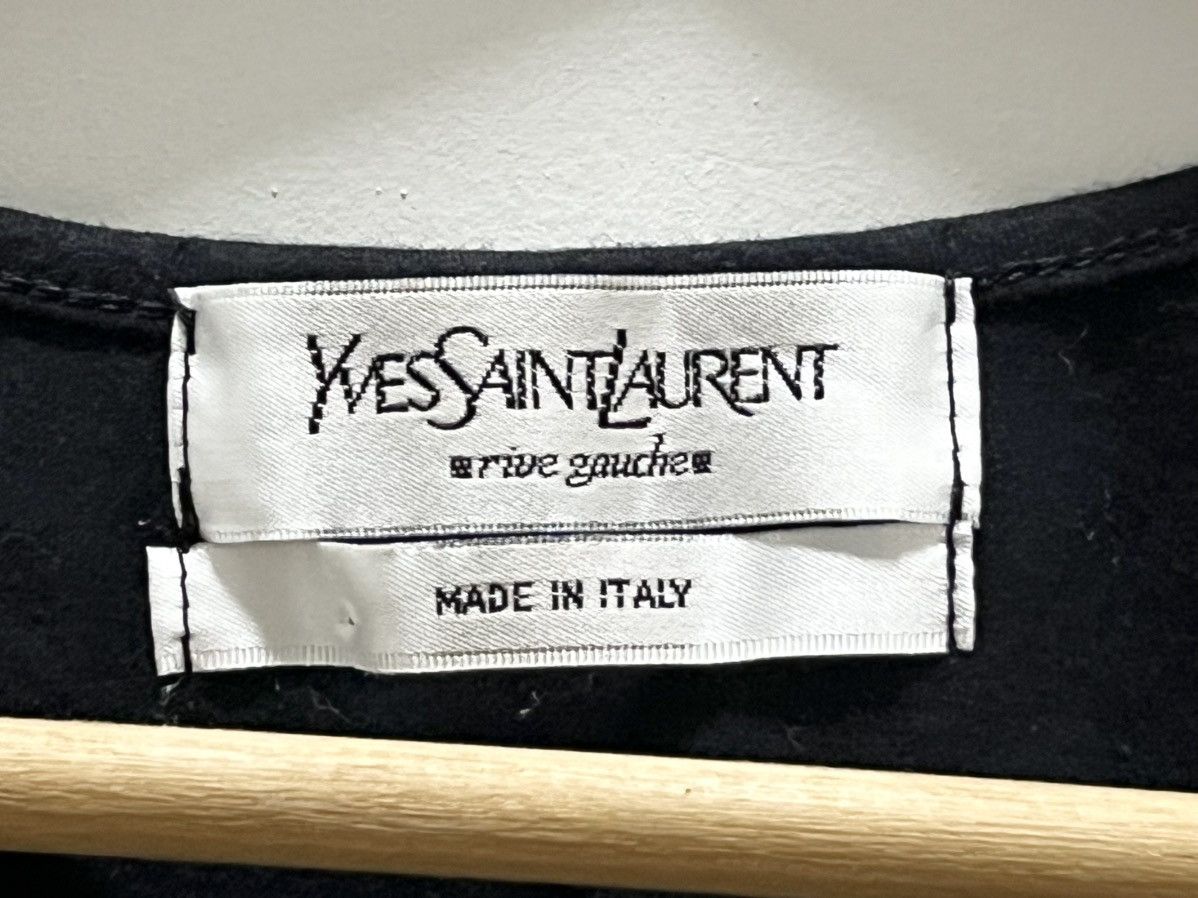 Yves Saint Laurent Yves Saint Laurent 2000s white YSL tank top Shirt Size ONE SIZE - 9 Thumbnail