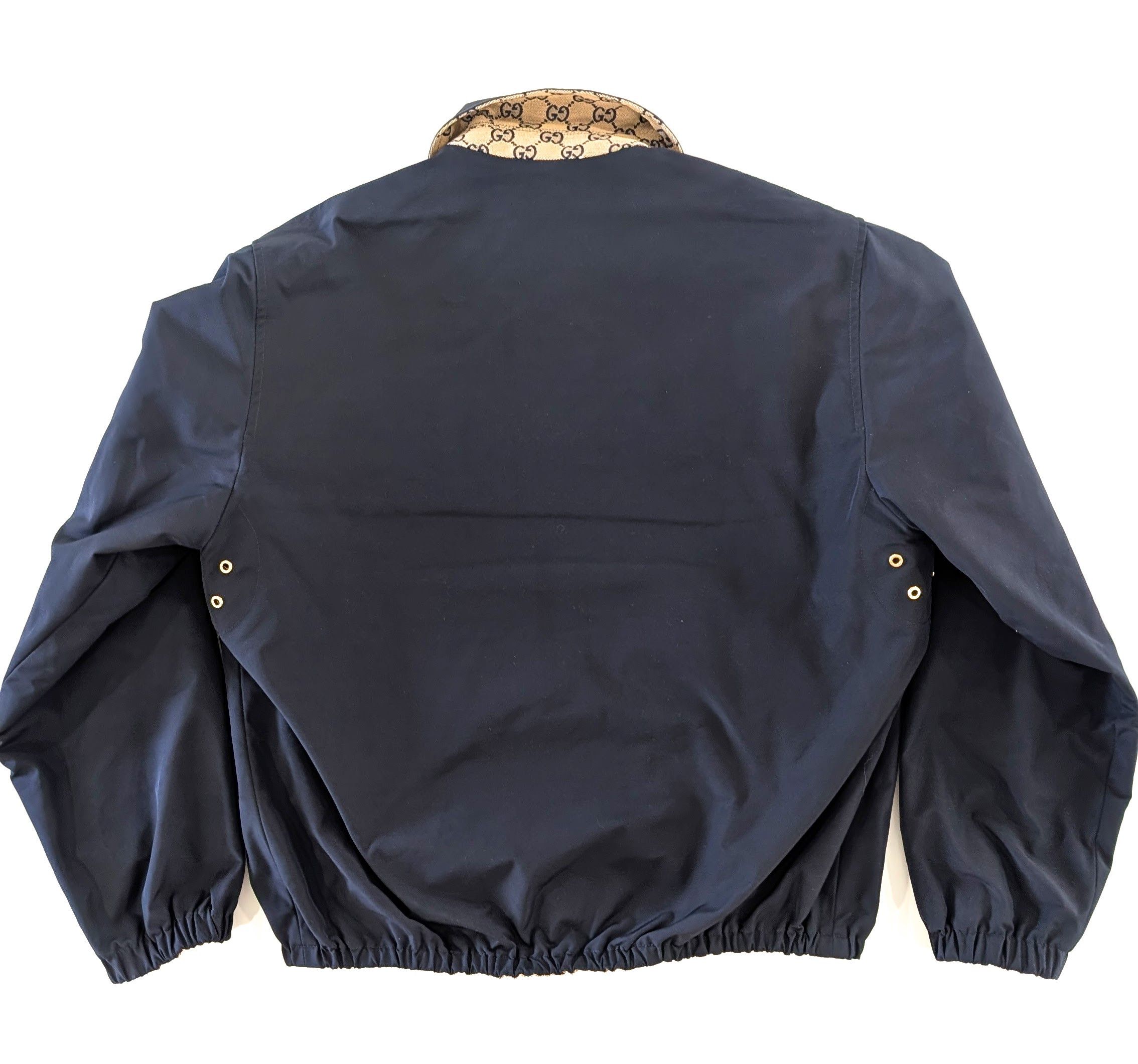 Gucci GUCCI Reversible GG Monogram Jacket Blue Beige Size US S / EU 44-46 / 1 - 3 Thumbnail