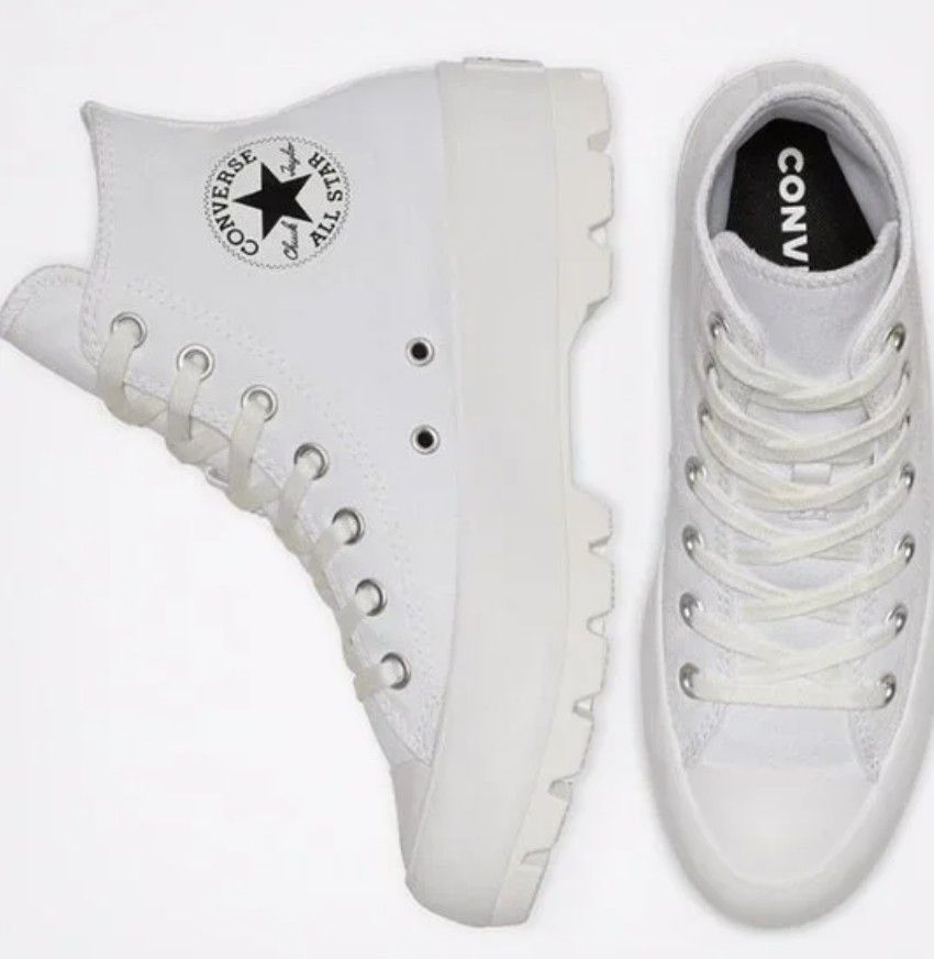 Converse Womens Converse Lugged Chuck Taylor High Tops Sneakers Size US 9 / IT 39 - 4 Thumbnail