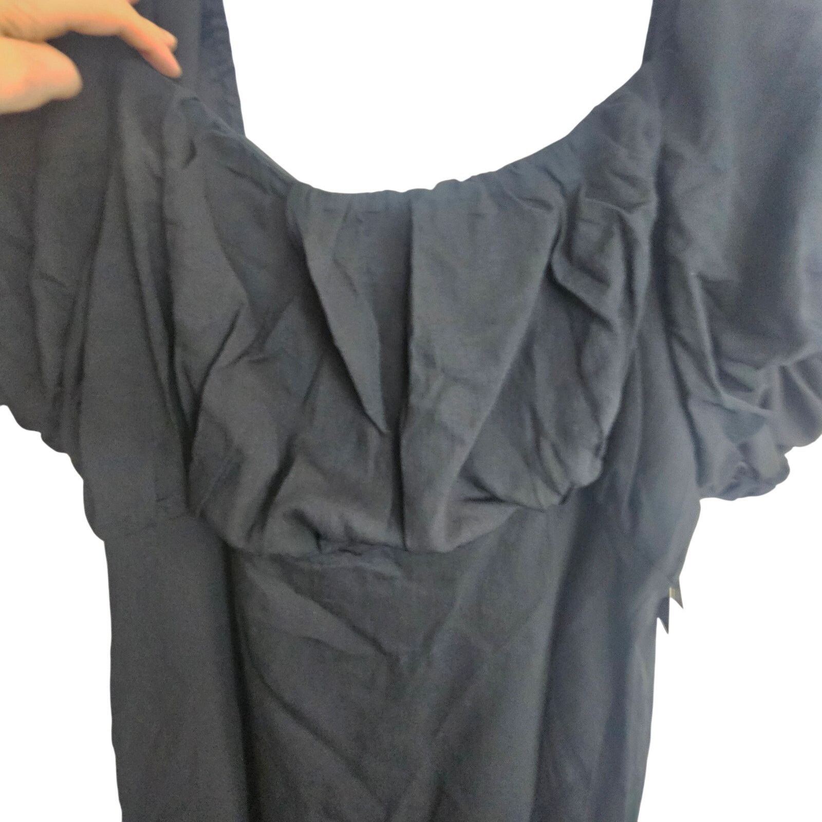 ELAN Eloquii Womens Tiered Maxi Dress Plus Size 26 Milkmaid Size 4XL / US 24-26 - 3 Thumbnail