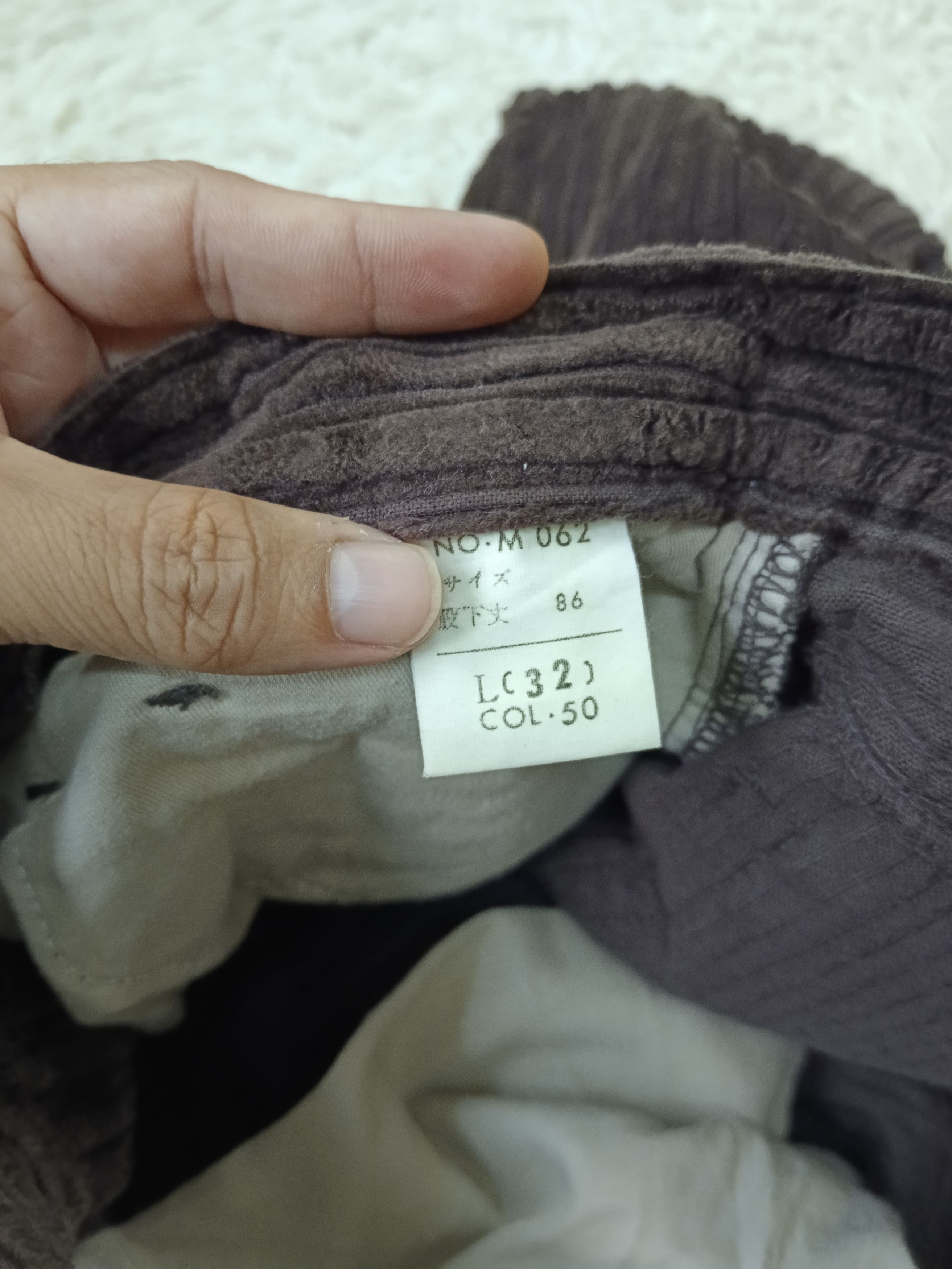 Japanese Brand WIDE PANTS CORDUROY BLUE WAY Size US 32 / EU 48 - 7 Thumbnail