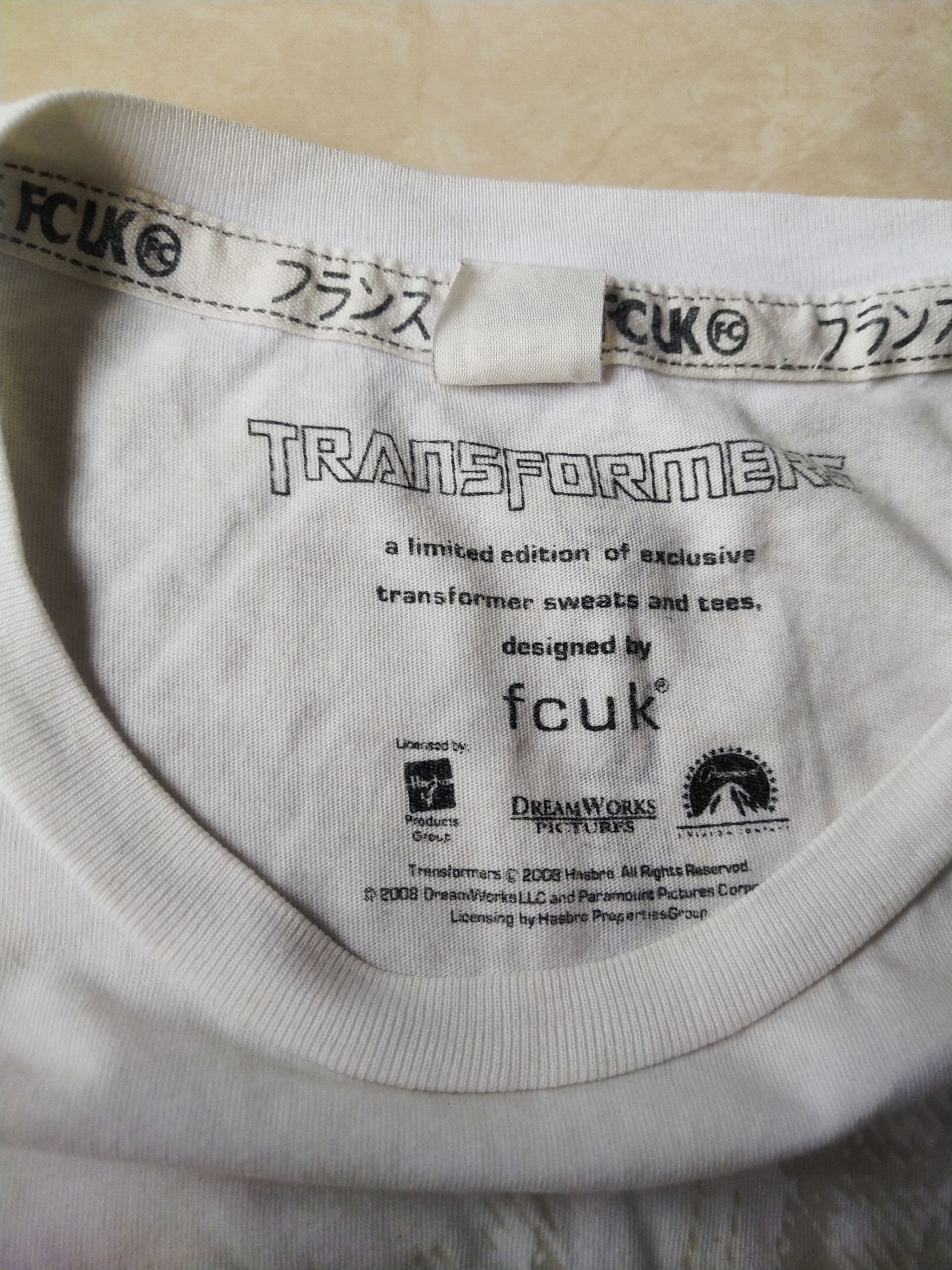 FCUK × French Connection Rare 2008 FCUK x Transformers Movie Promo Tees Megatron Y2K Size US XL / EU 56 / 4 - 8 Thumbnail