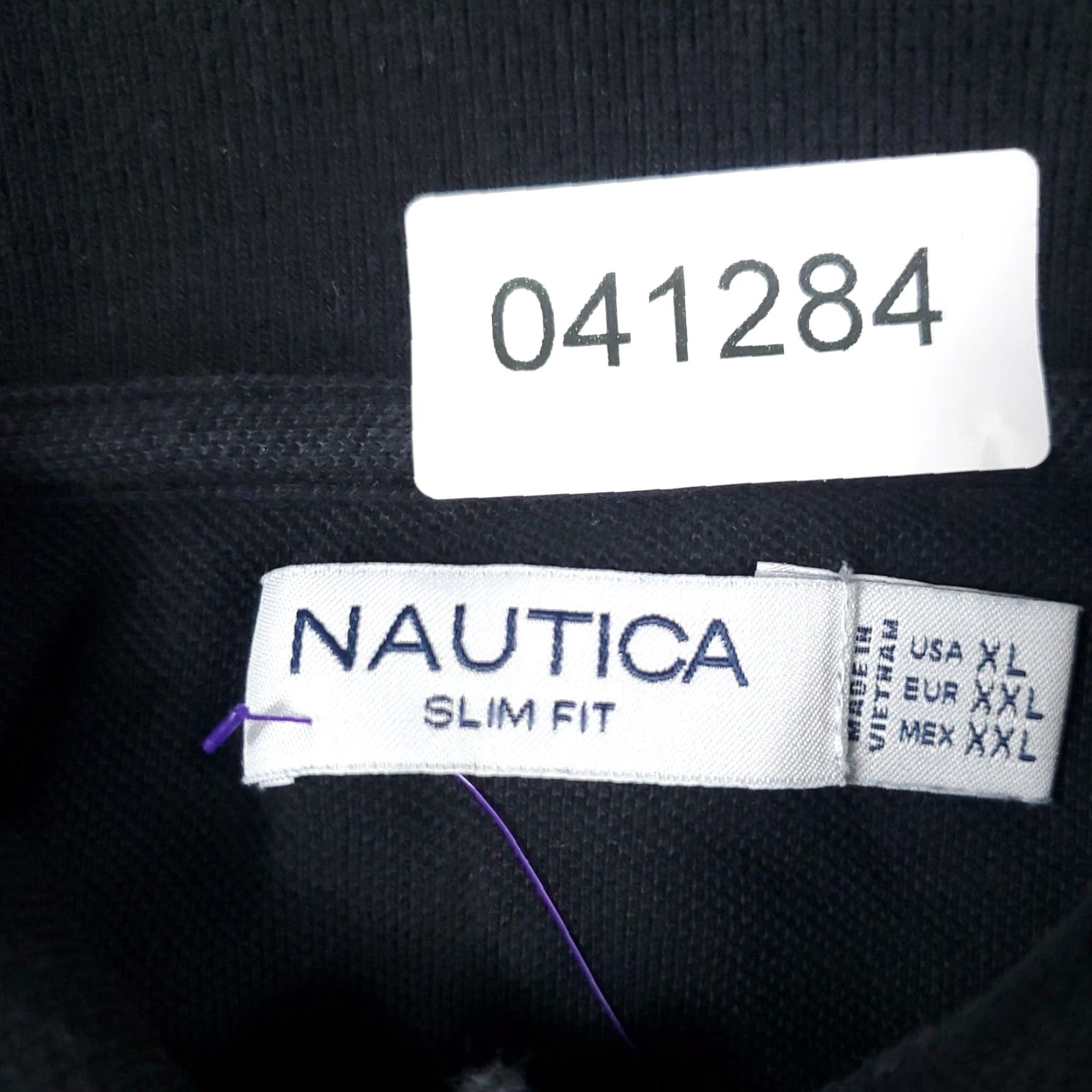 Nautica Nautica Polo Shirt Mens XL Black Solid Button-Front Casual Short Sleeve Cotton Blend Polo Shirt Men XL Black Nautica Regular Fit Size US XL / EU 56 / 4 - 6 Thumbnail