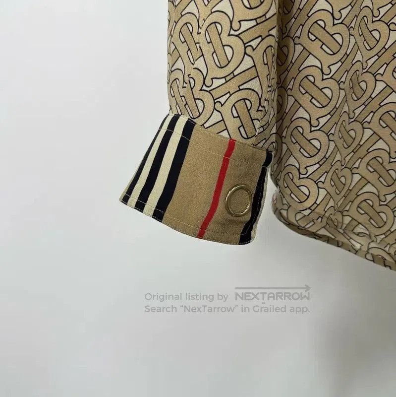 Burberry Burberry Color-Blocked Silk Women's Shirt. Size S / US 4 / IT 40 - 5 Thumbnail