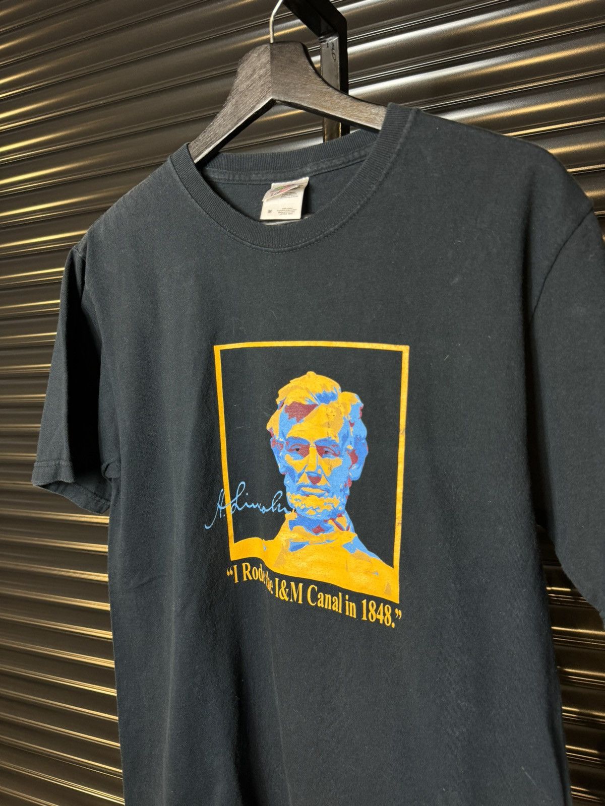 Vintage Vintage Abraham Lincoln DC President Tee - Medium Size US M / EU 48-50 / 2 - 2 Thumbnail