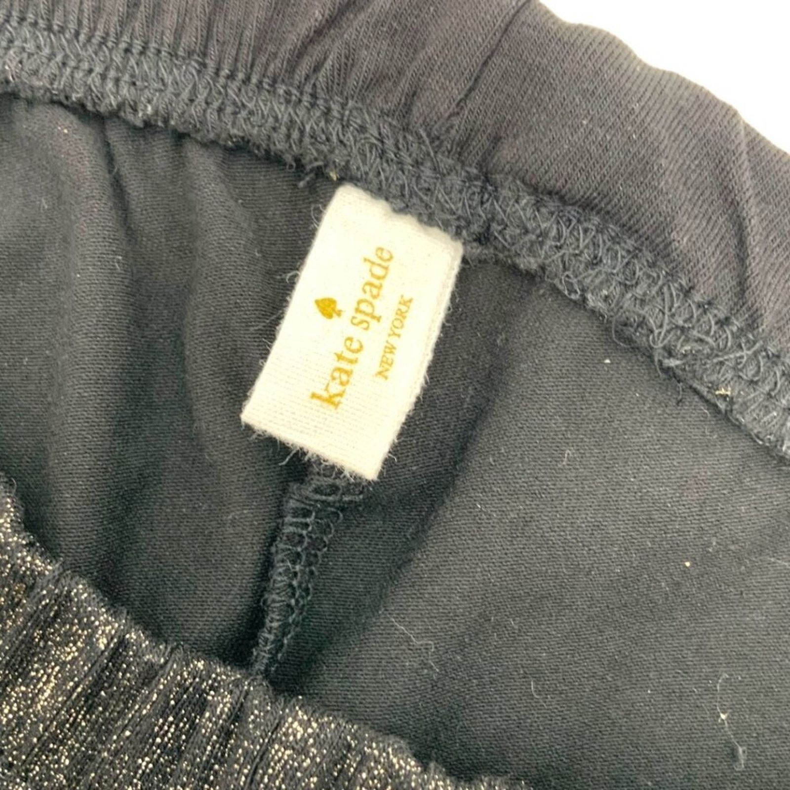 Kate Spade Kate Spade Metallic Gold Ankle Leggings Size Small / Medium Size 27" / US 4 / IT 40 - 3 Thumbnail