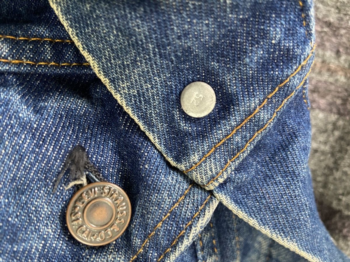 Levi's Vintage 70s Levi’s Denim Blanket Lined Jacket Trucker 70505 Size US M / EU 48-50 / 2 - 9 Thumbnail