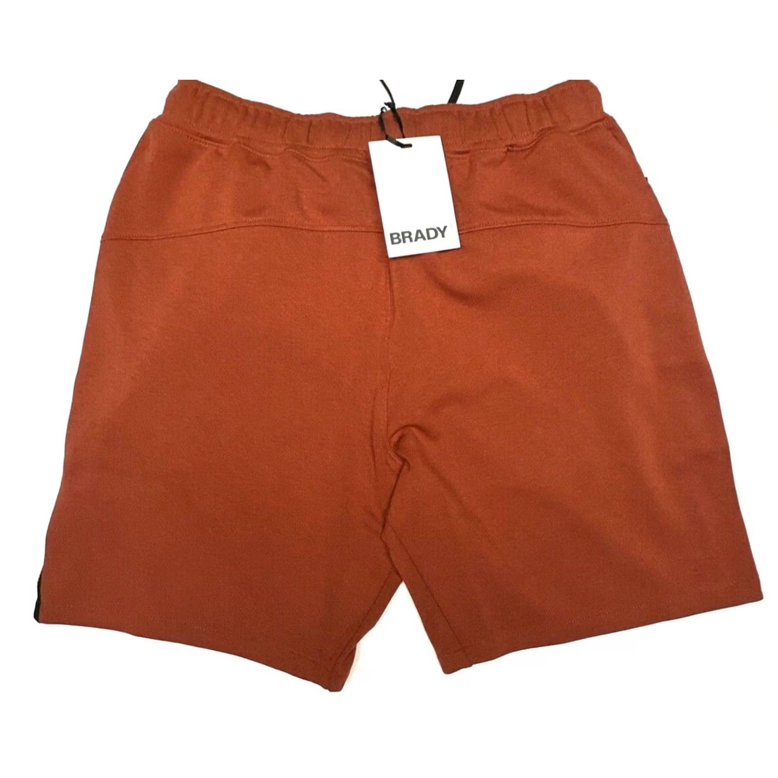 J Brand Brady Mens Shorts Pliability Performance Rust Small Regular Knit Cotton Modal Polyester Spandex Breathable Pockets Lined Easy Care Inseam 8in Size US 29 - 4 Thumbnail