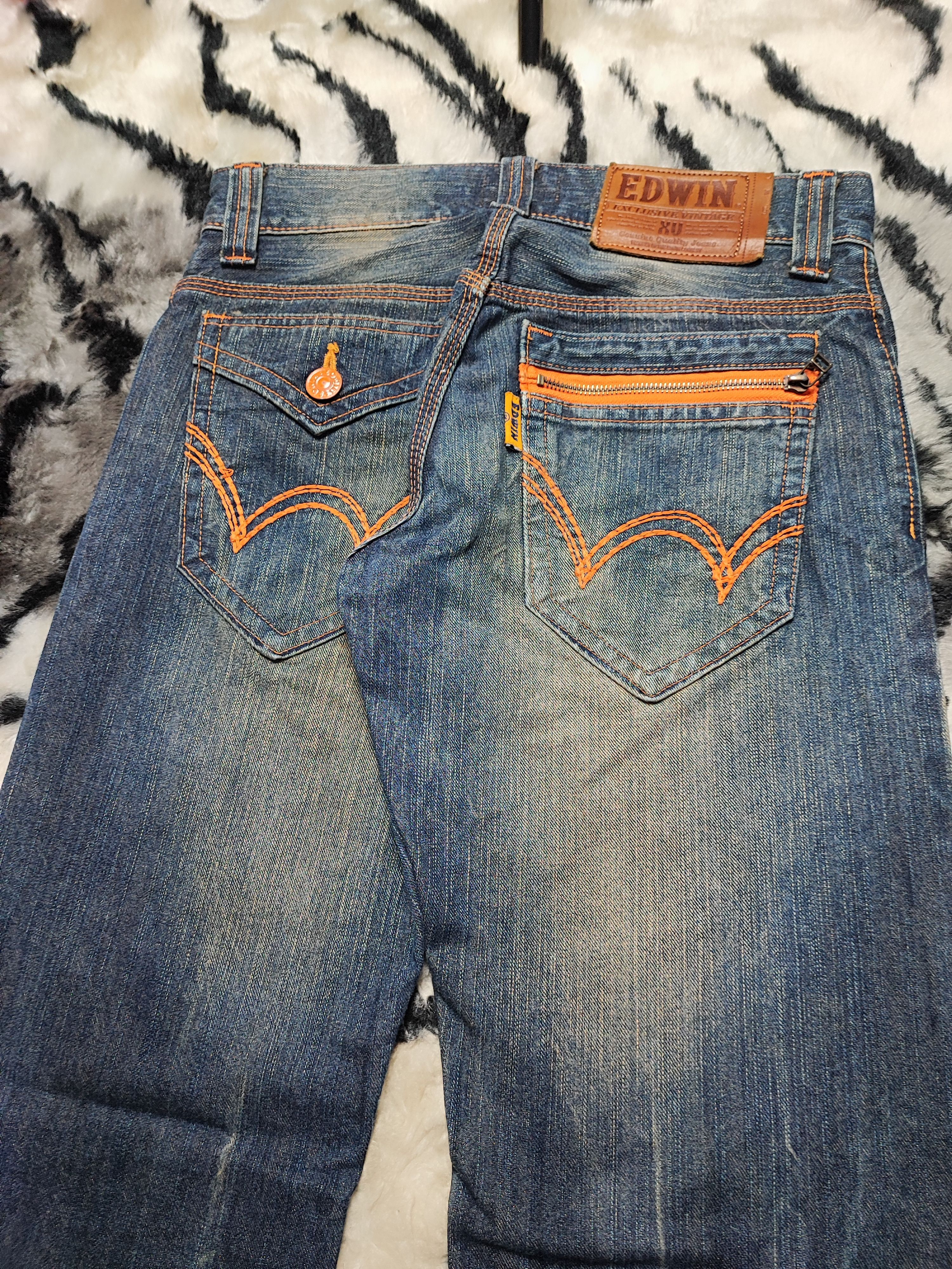 Edwin EDWIN VINTAGE XV FADED JEANS VERY RARE Size US 30 / EU 46 - 13 Thumbnail