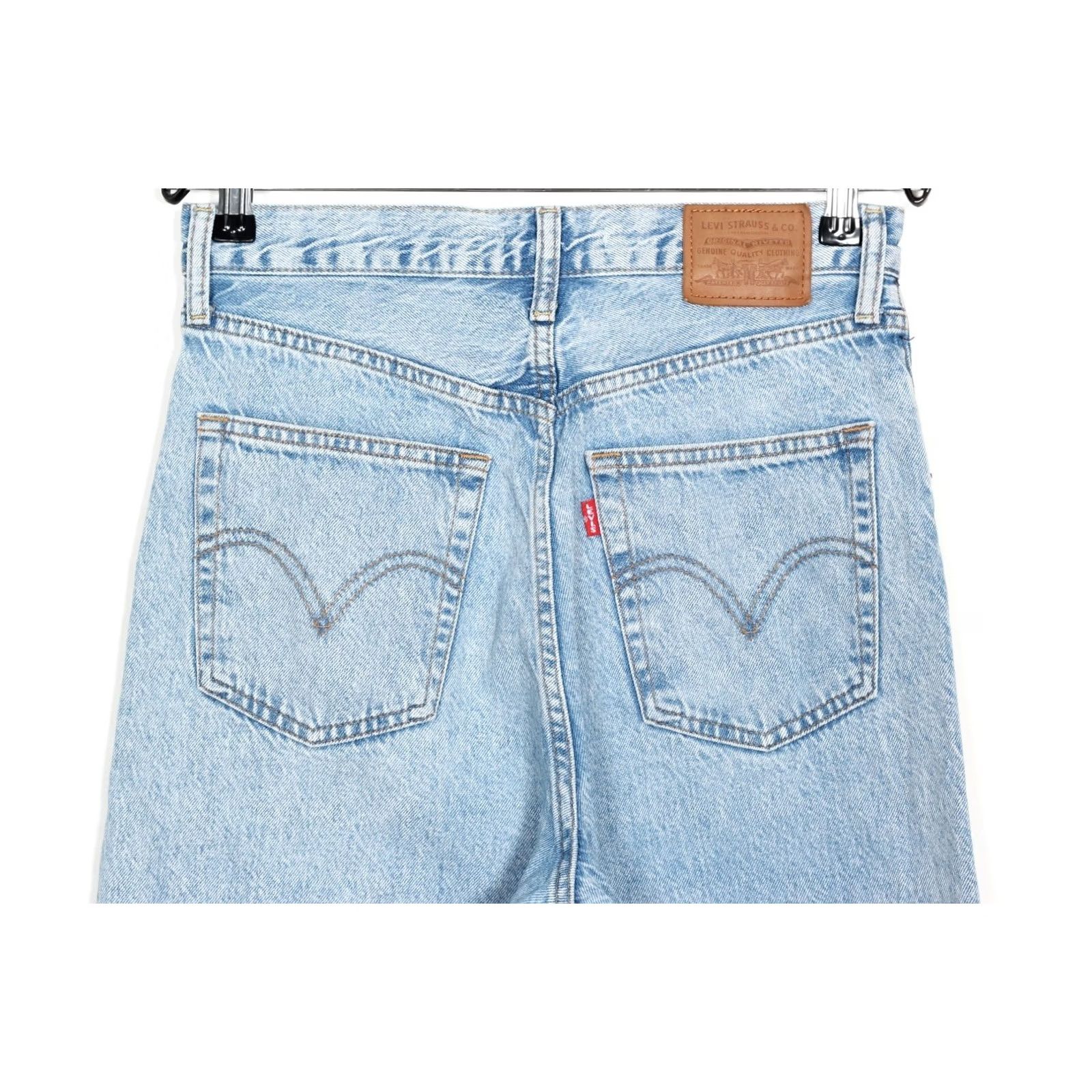 Levi's VINTAGE LEVI’S RIBCAGE STRAIGHT Jeans Women W28 L27 PREMIUM Big E DZ8411 Size 28" / US 6 / IT 42 - 3 Thumbnail
