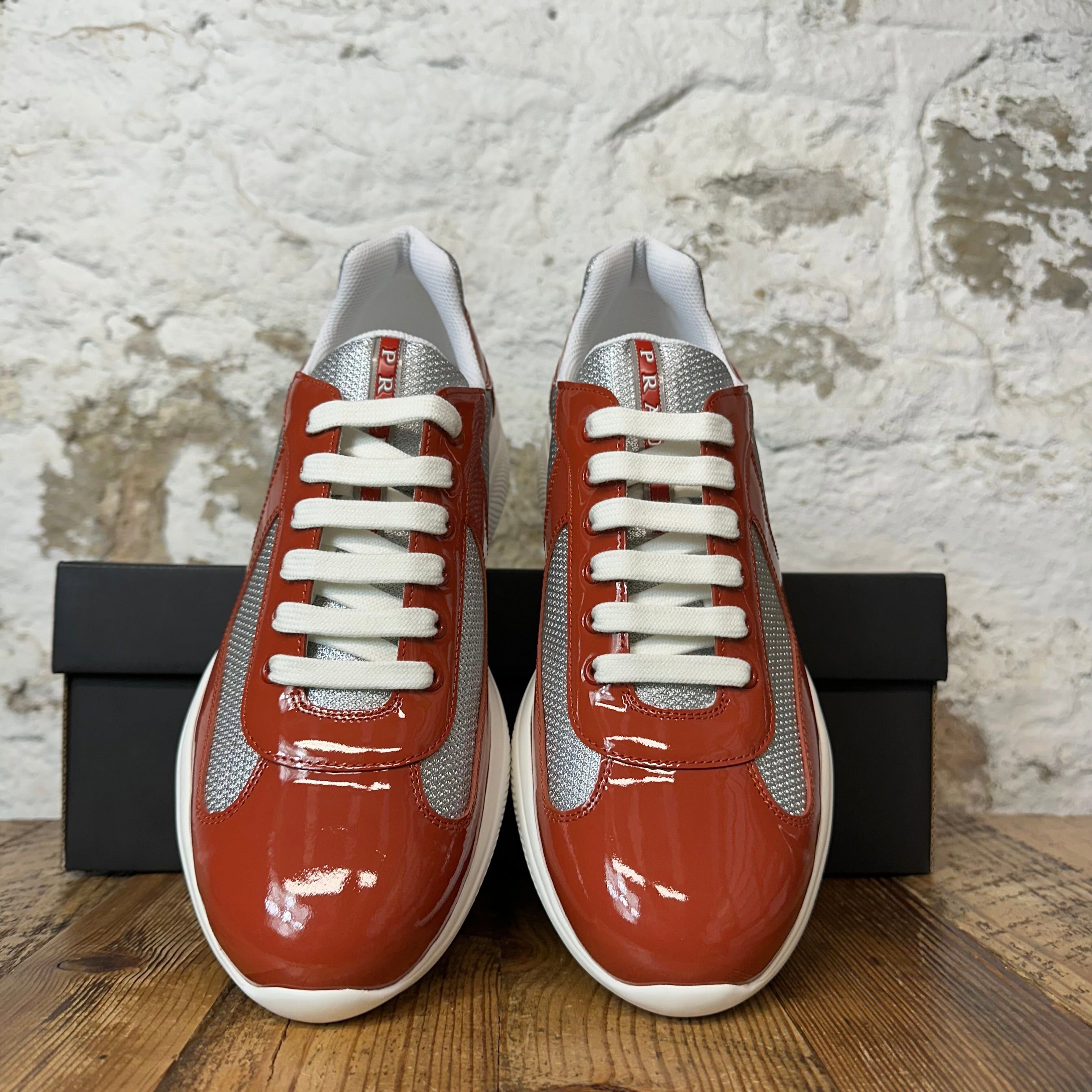 Prada Prada Americas Cup Rame Red Patent Sneaker Size 10 NEW Size US 10 / EU 43 - 3 Thumbnail