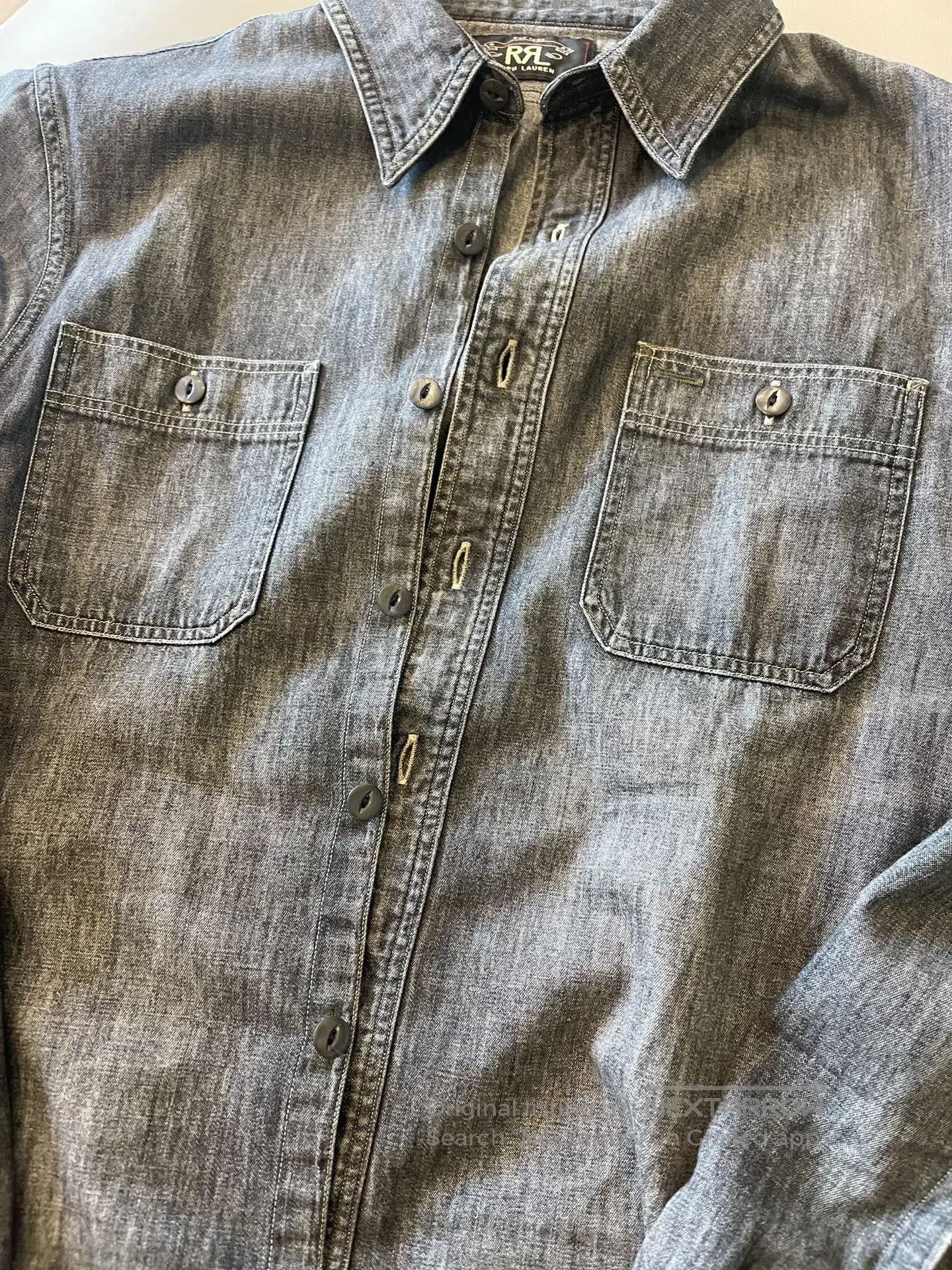 RRL Ralph Lauren RRL Chambray Denim Shirt. Size US S / EU 44-46 / 1 - 4 Thumbnail