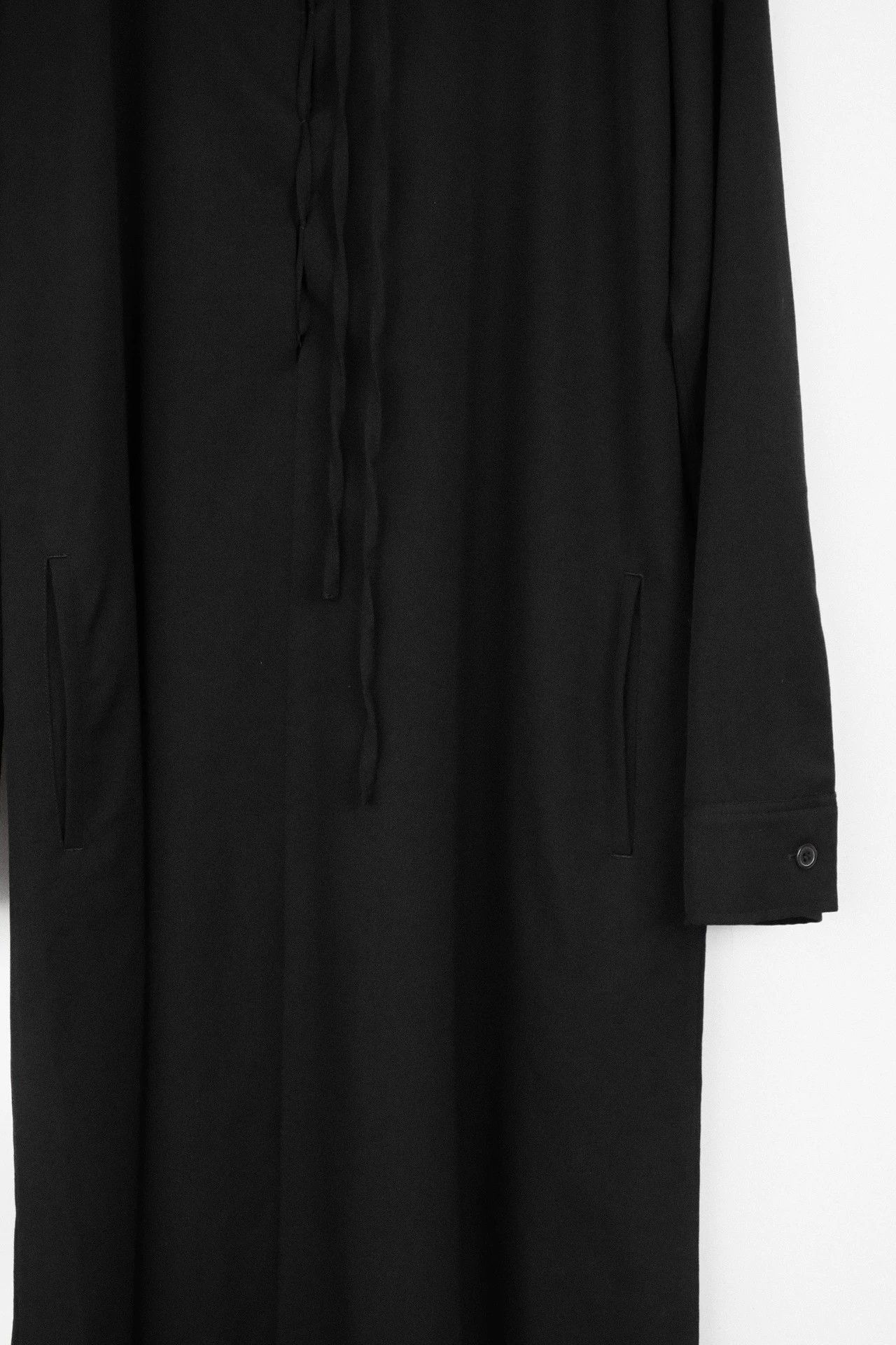 Yohji Yamamoto Yohji Yamamoto 21aw Vintage Tie Asym Wool Dress Women's Size S / US 4 / IT 40 - 6 Thumbnail